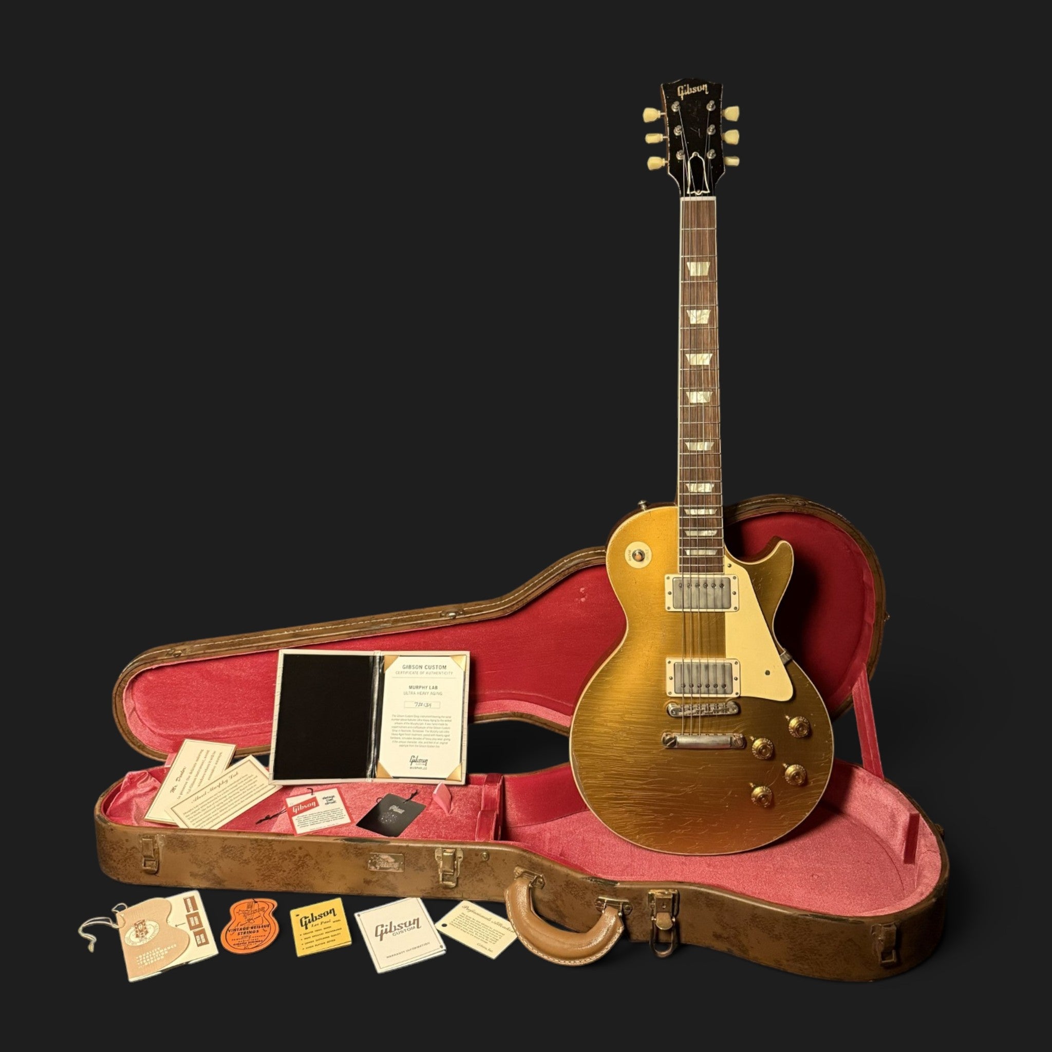 2022 Gibson Custom Shop 1957 Les Paul Goldtop Reissue • Murphy Lab Ultra Heavy Aged • Double Gold • 4,00 kg