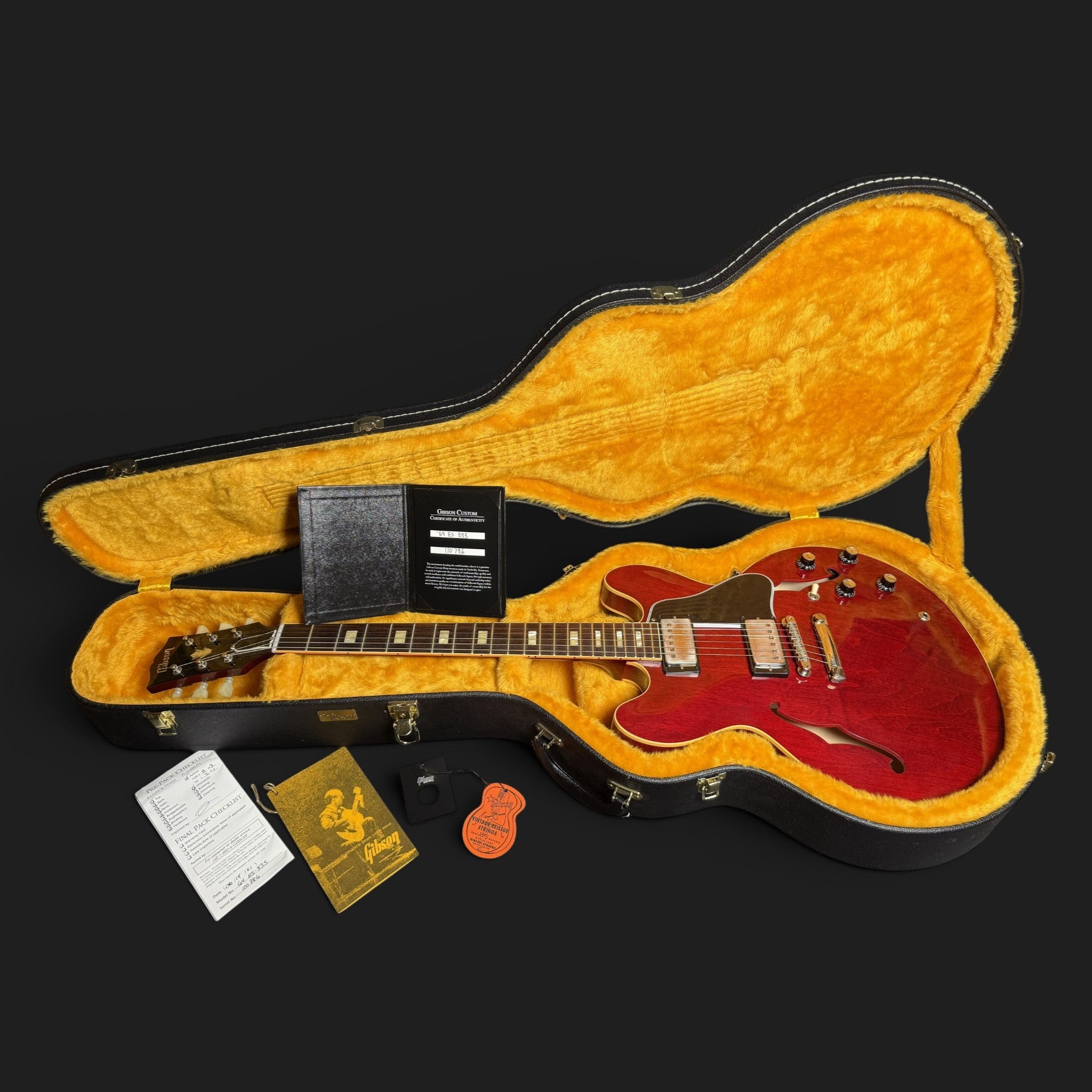 2021 Gibson Custom Shop ES-335 1964 Reissue VOS Sixties Cherry 3,4kg