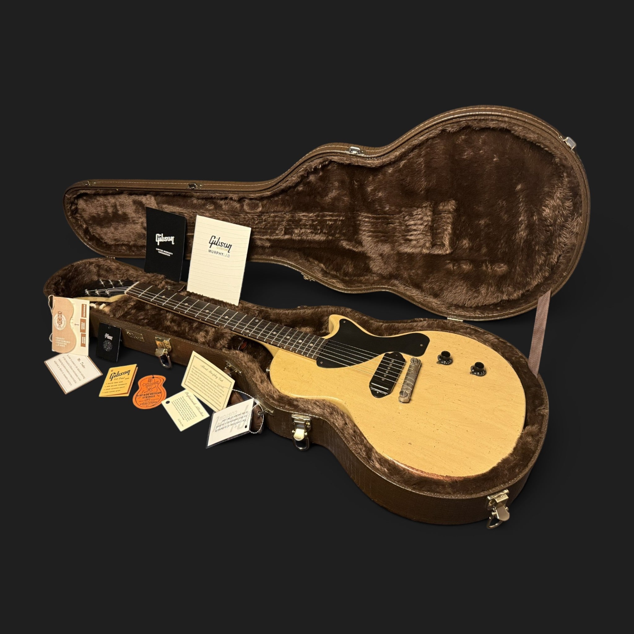 2023 Gibson Custom Shop 1957 Les Paul Junior Reissue • Single Cut • Murphy Lab Heavy Aged • TV Yellow • 3.58kg • Demo