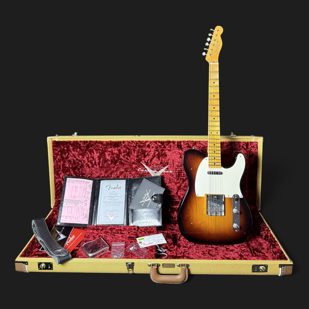 2019 Fender '56 Telecaster Journeyman Relic • Time Machine • Wide fade 2-Tone Sunburst • 3,3kg
