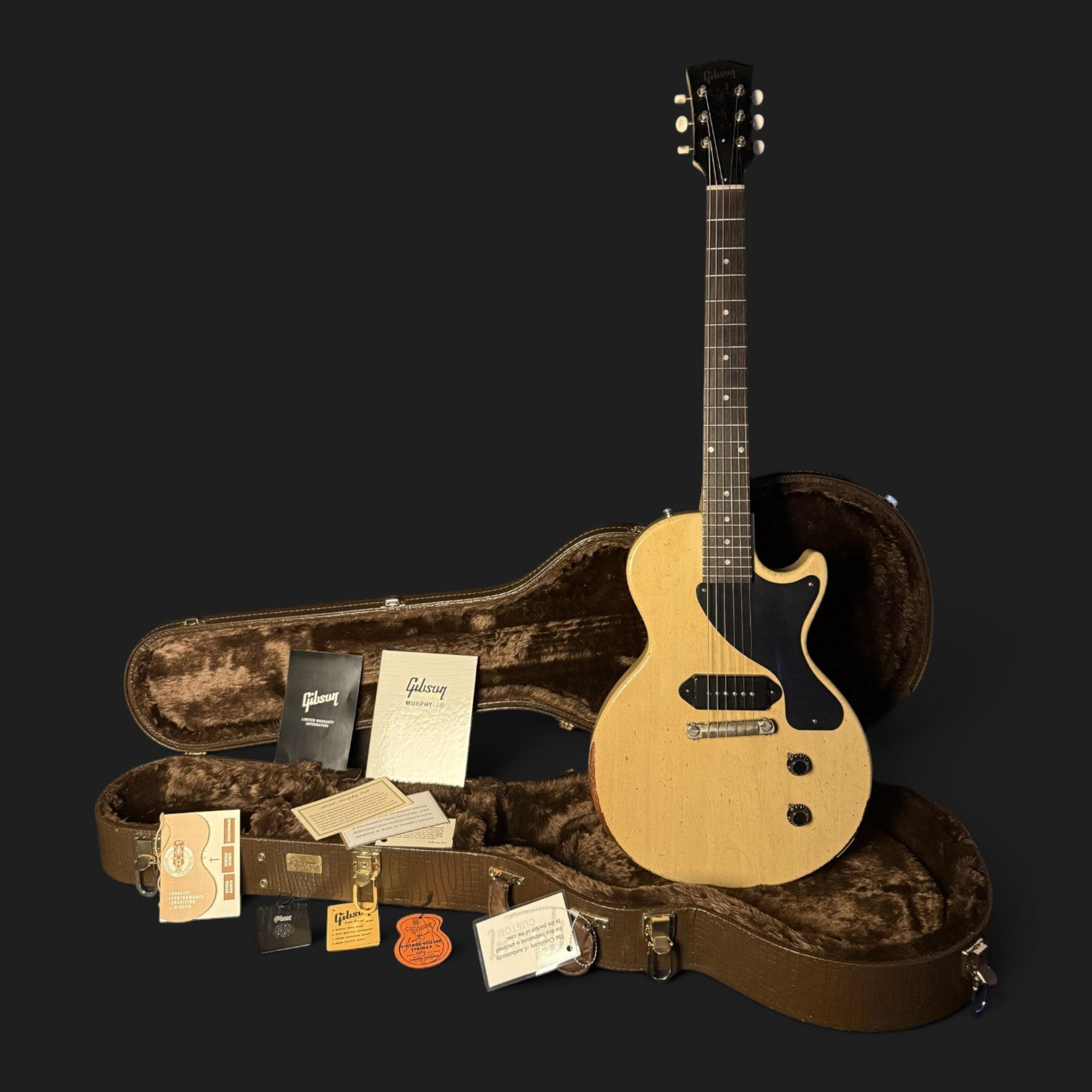 2023 Gibson Custom Shop 1957 Les Paul Junior Reissue • Single Cut • Murphy Lab Heavy Aged • TV Yellow • 3.58kg • Demo