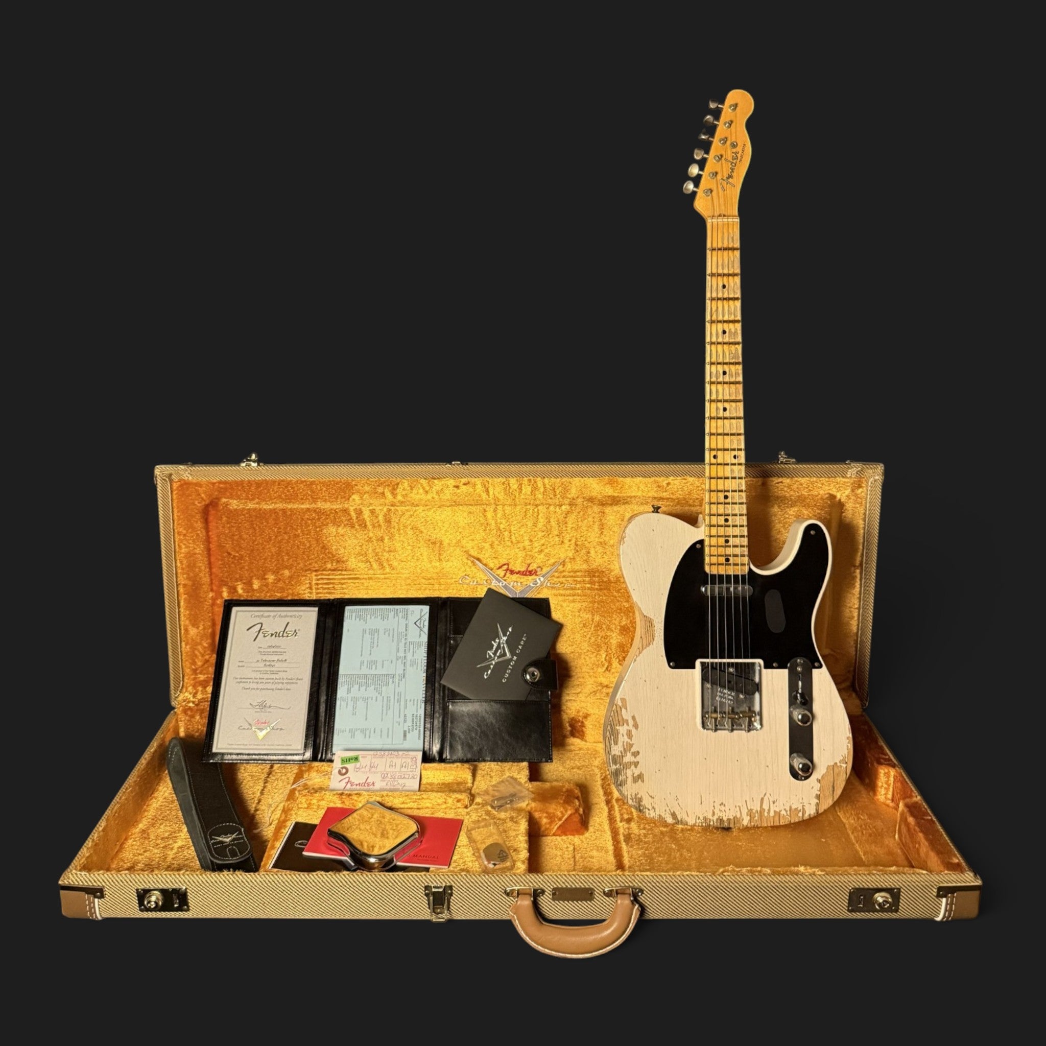2021 Fender Custom Shop '52 Telecaster Heavy Relic • White Blonde • Ash • 3,3kg
