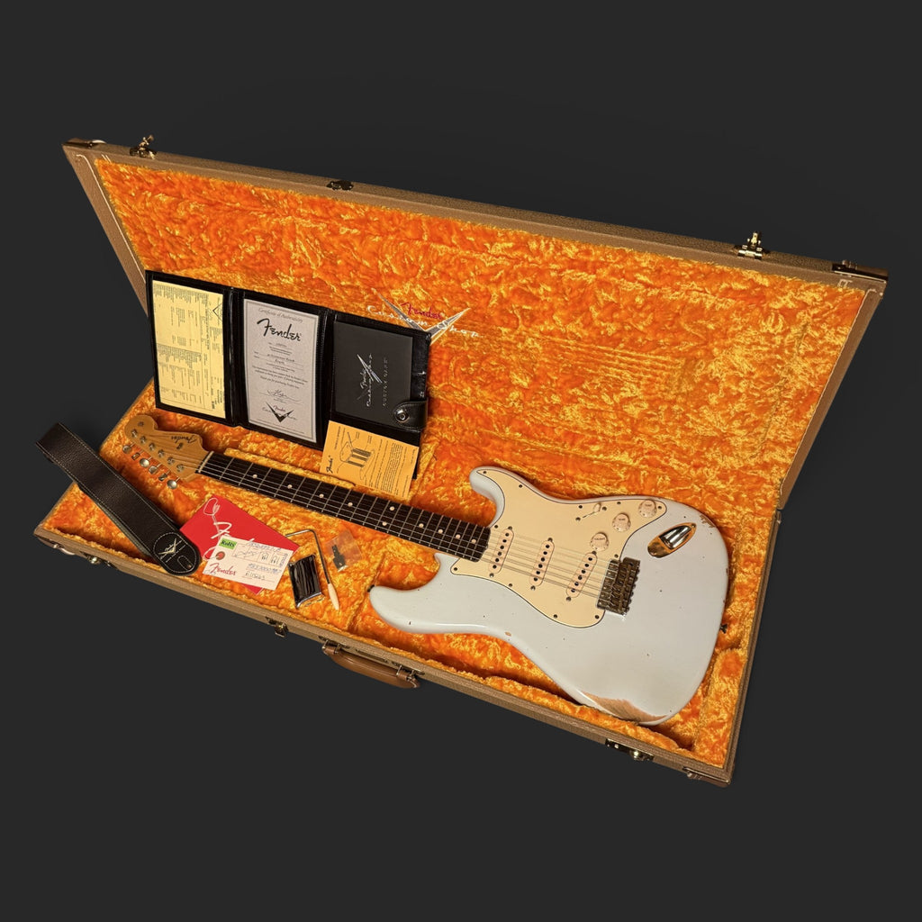 2021 Fender Custom Shop '59 Stratocaster Relic - Sonic Blue - HW Pickups - 3,49kg