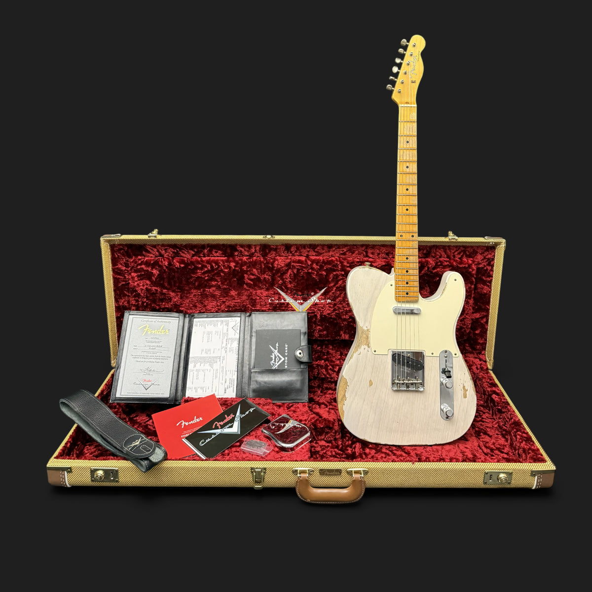 2022 Fender Custom Shop '57 Telecaster Heavy Relic • White Blonde • lightweight Ash • Josefina HW • 3,25kg