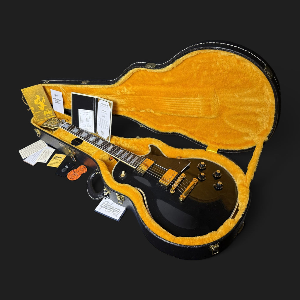 2026 Gibson Custom Shop 1968 Les Paul Custom Reissue • Ebony • Murphy Lab Ultra Light Aged • 4,17kg • Showroom