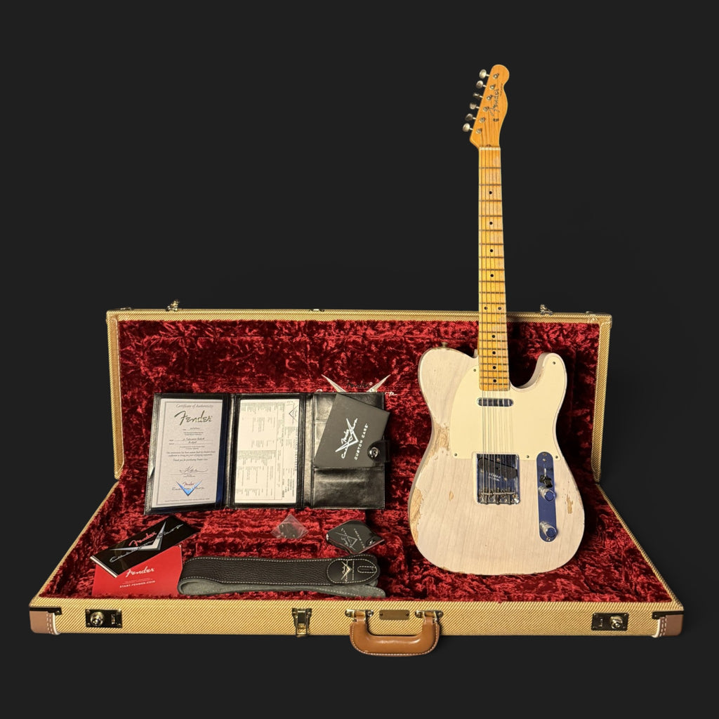 2022 Fender Custom Shop '57 Telecaster Heavy Relic • White Blonde • lightweight Ash • Josefina HW • 3,25kg