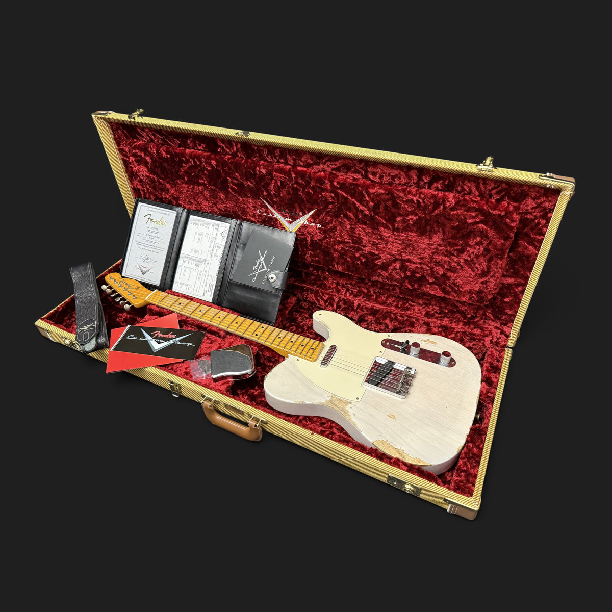 2022 Fender Custom Shop '57 Telecaster Heavy Relic • White Blonde • lightweight Ash • Josefina HW • 3,25kg