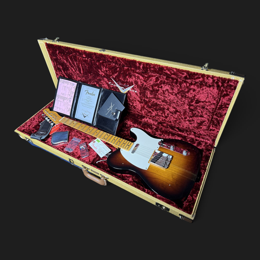 2019 Fender '56 Telecaster Journeyman Relic • Time Machine • Wide fade 2-Tone Sunburst • 3,3kg