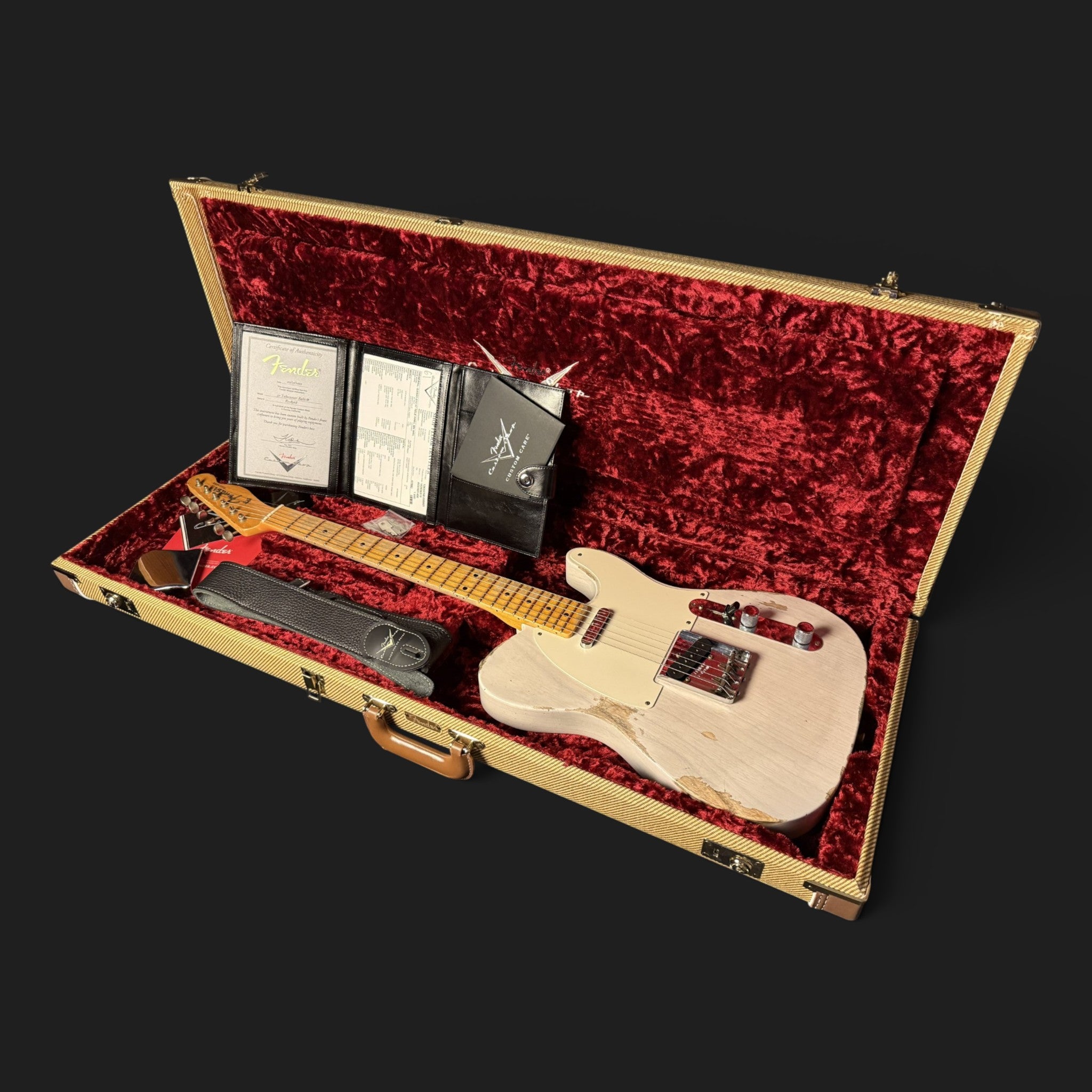2022 Fender Custom Shop '57 Telecaster Heavy Relic • White Blonde • lightweight Ash • Josefina HW • 3,25kg