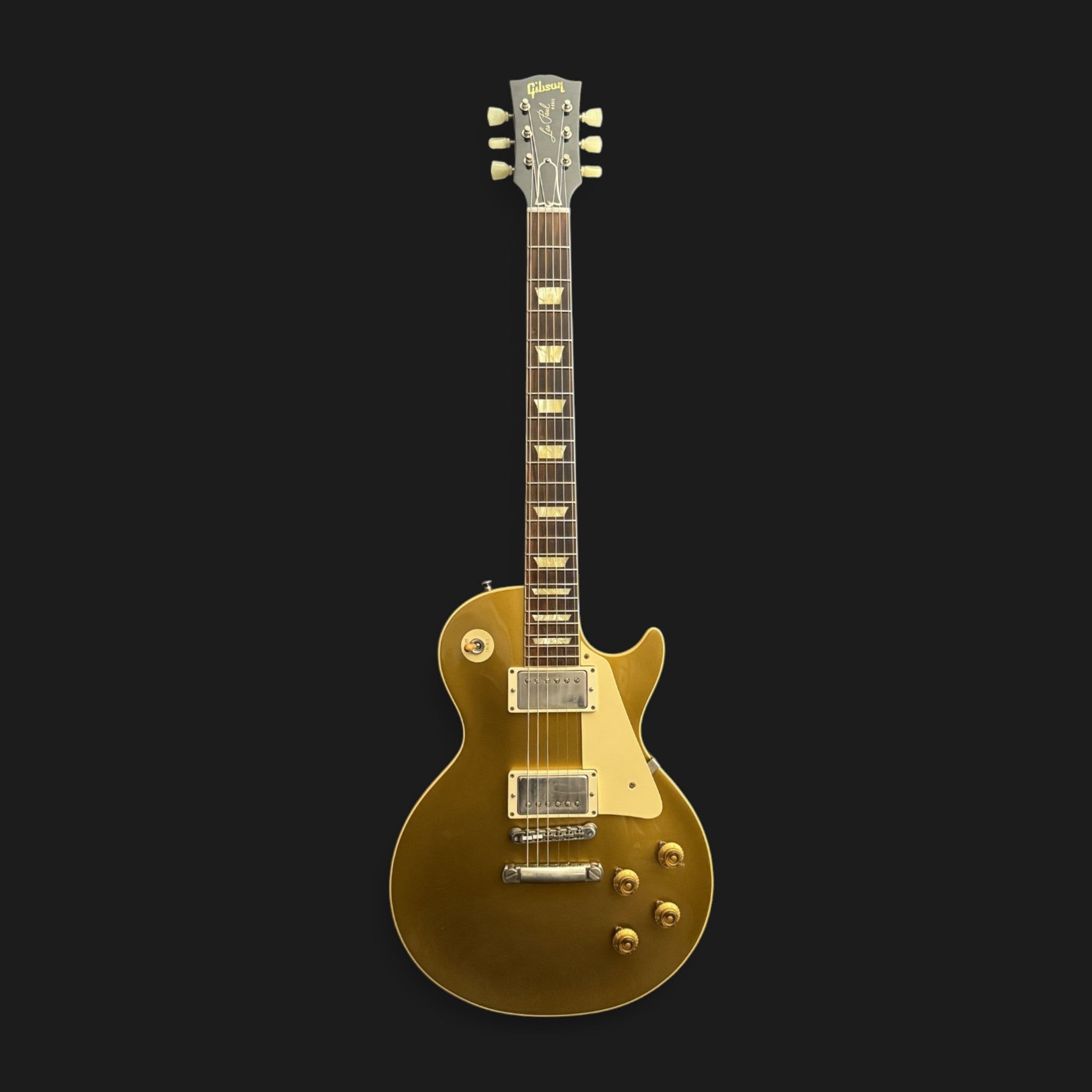2019 Gibson Custom Shop 1957 Les Paul Standard Reissue Goldtop Darkback - Double Gold - 3,65kg