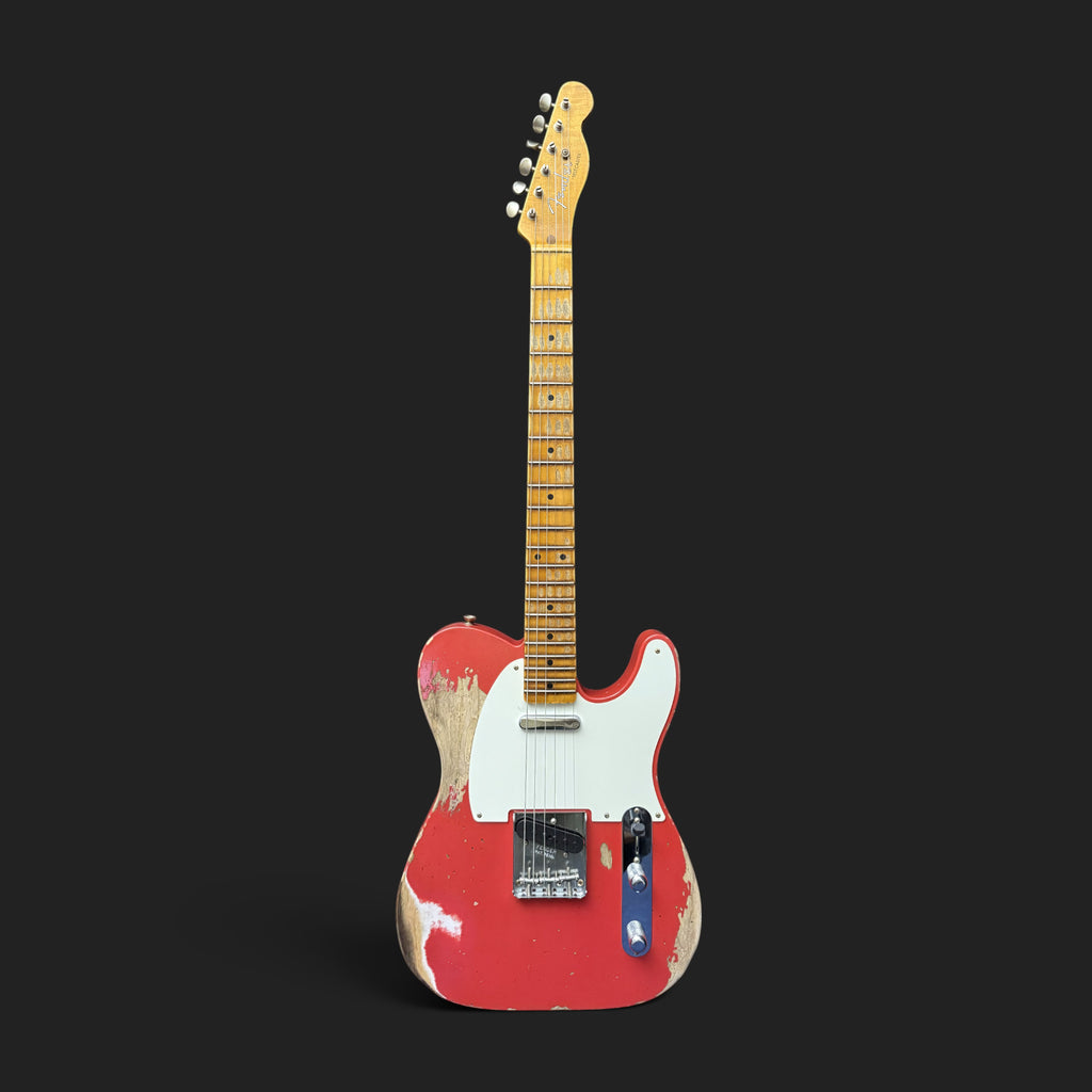 NEUWARE • Fender Custom Shop '55 Telecaster Heavy Relic • Wildwood 10 • Lightweight Ash • Josefina HW • Aged Fiesta Red • 3,06kg