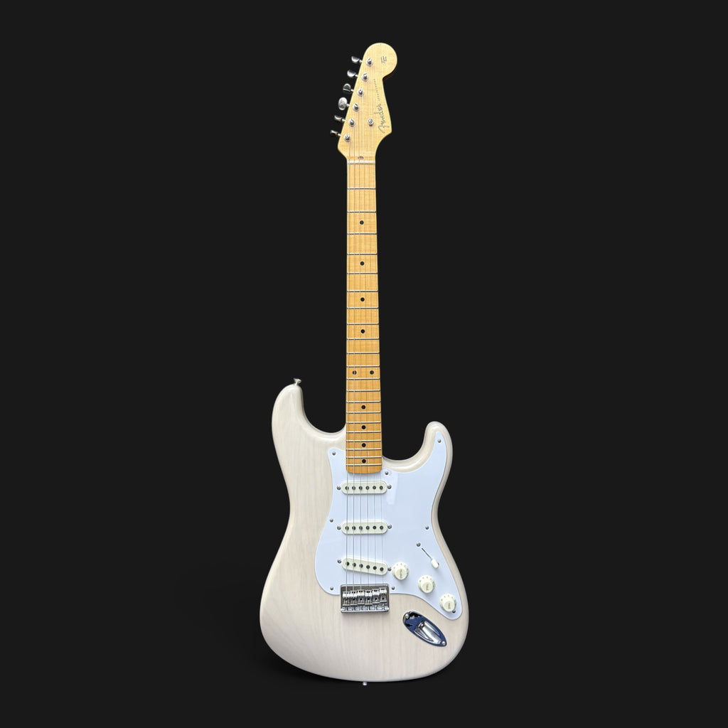 2023 Fender Custom Shop Vintage Custom ‘55 Stratocaster Hardtail NOS/CC • Time Capsule • Aged White Blonde • lightly flamed Neck • 3,3kg
