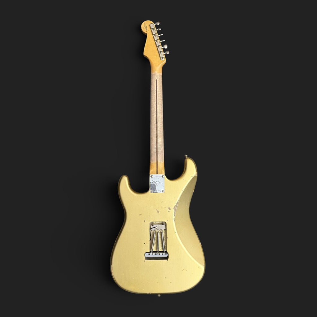 2022 Fender Custom Shop '57 Stratocaster Relic - Aged HLE Gold - HW '57 Pickups - 3,4kg