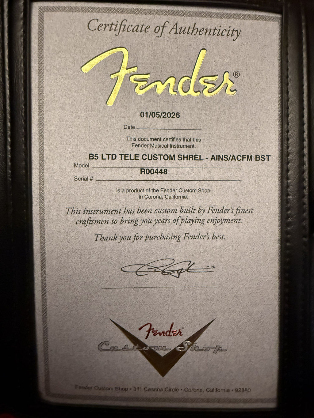 2026 Fender Custom Shop Limited Edition Telecaster Custom Super Heavy Relic • Aged Inca Silver with Aged Charcoal Frost Burst • CuNiFe Humbucker • 3,45 kg
