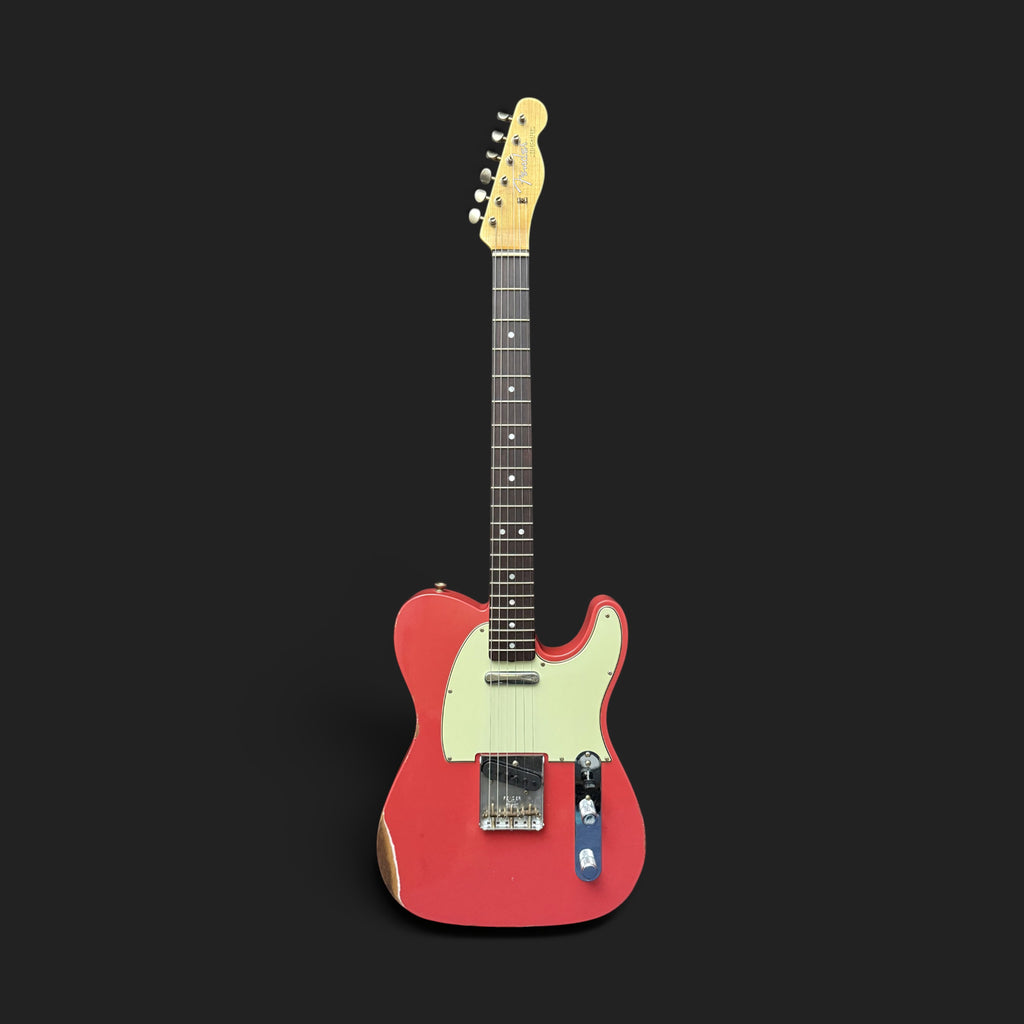 2023 Fender Custom Shop '64 Telecaster Relic • Aged Fiesta Red • Time Machine • HW Texas Special • AAA Rosewood • 3,45 kg