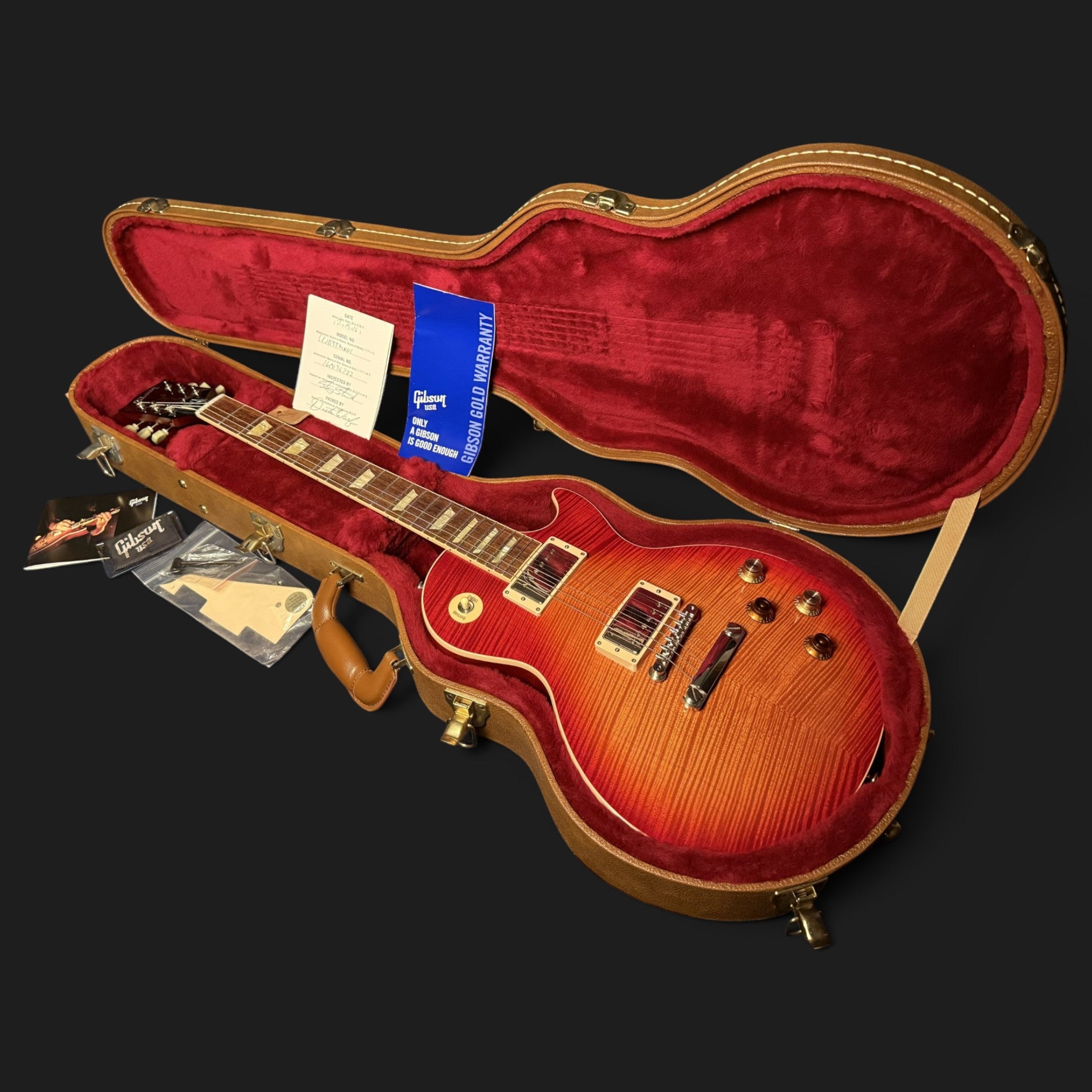 2016 Gibson Les Paul Standard Limited Joe Bonamassa Signature Model • Tomato Soup Burst • 4,1kg