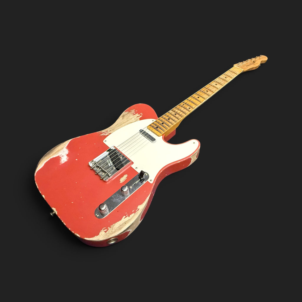 NEUWARE • Fender Custom Shop '55 Telecaster Heavy Relic • Wildwood 10 • Lightweight Ash • Josefina HW • Aged Fiesta Red • 3,06kg
