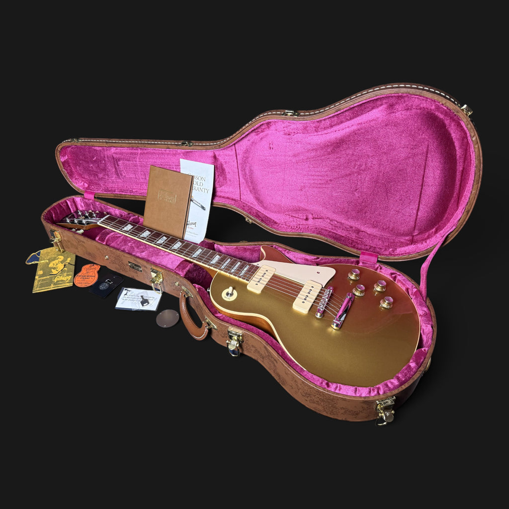 2020 Gibson Custom Shop 1968 Les Paul Goldtop Reissue • Lindy Fralin Noiseless P-90s • Steel Saddles Upgrade • Gloss • 3,7kg