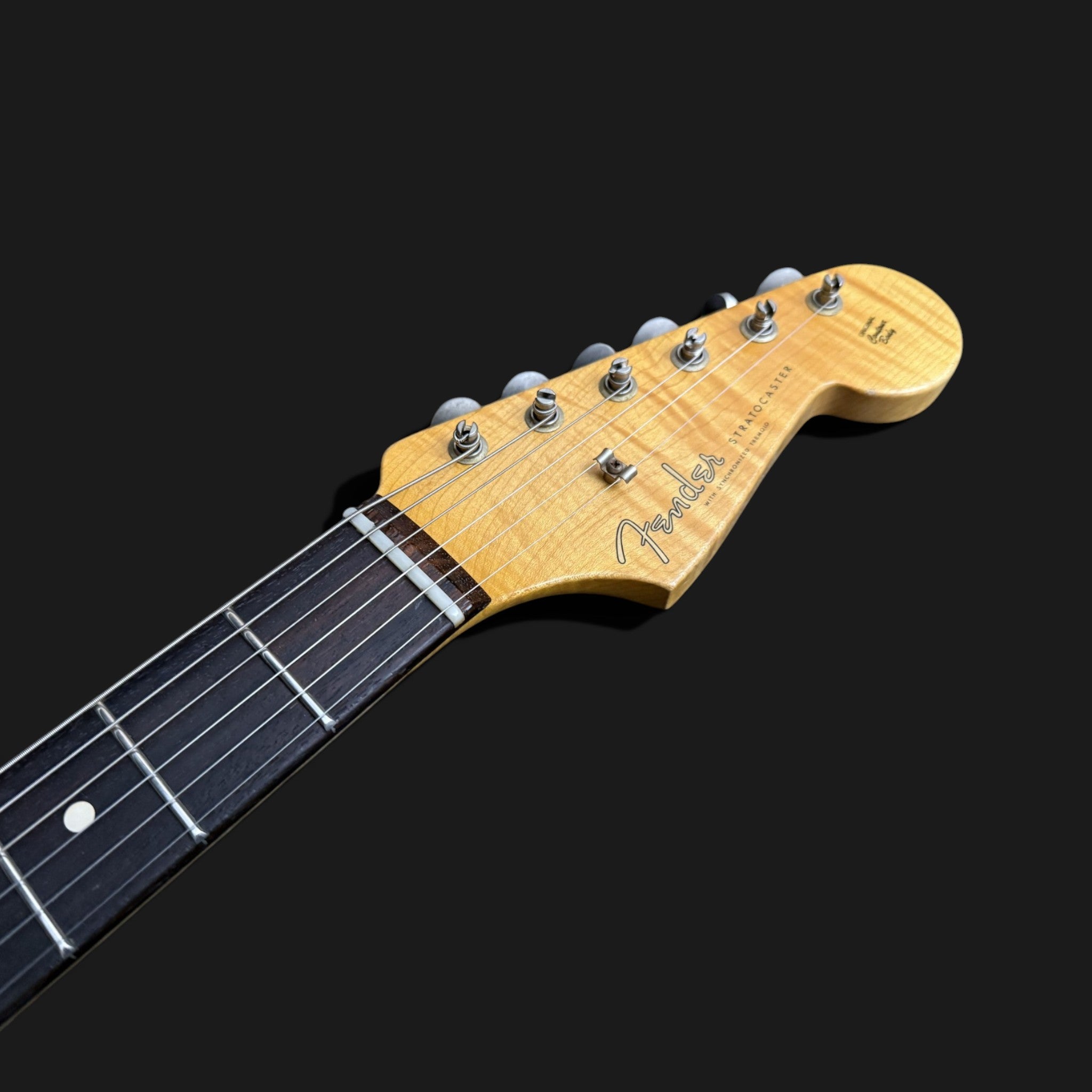 2016 Fender Custom Shop '59 Limited Stratocaster Journeyman Relic - Aged Olympic White - Poblano HW - AAA Flame Neck - 3,27kg