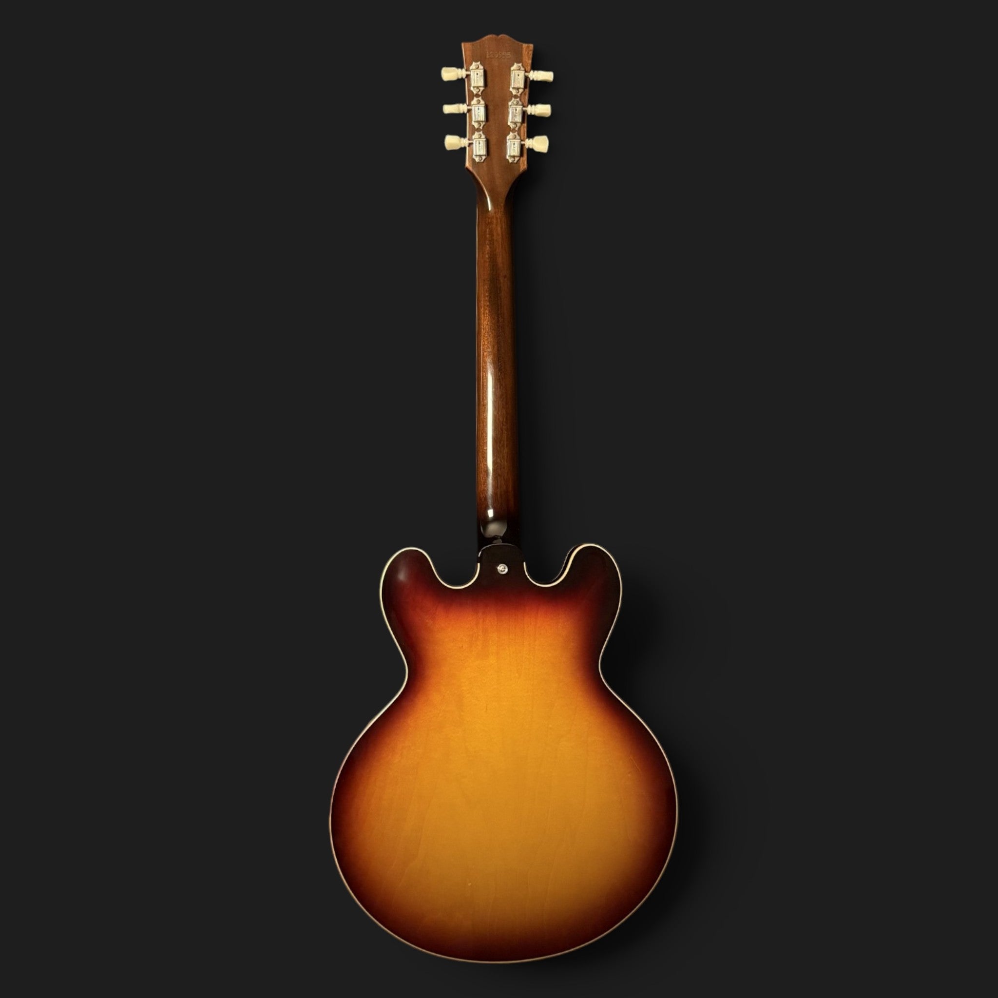 2022 Gibson Custom Shop 1961 ES-335 Reissue VOS • Factory Bigsby • Vintage Burst • Demo • 3,85 kg