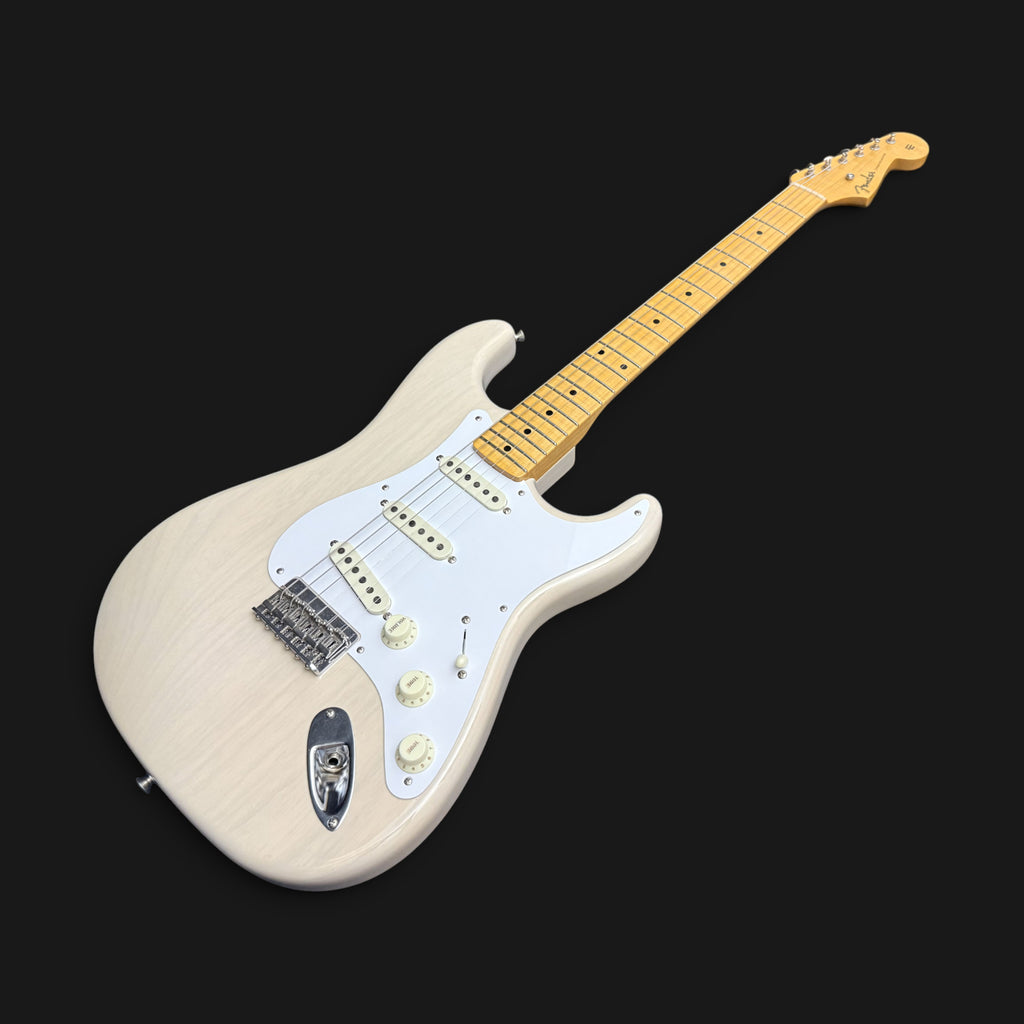 2023 Fender Custom Shop Vintage Custom ‘55 Stratocaster Hardtail NOS/CC • Time Capsule • Aged White Blonde • lightly flamed Neck • 3,3kg