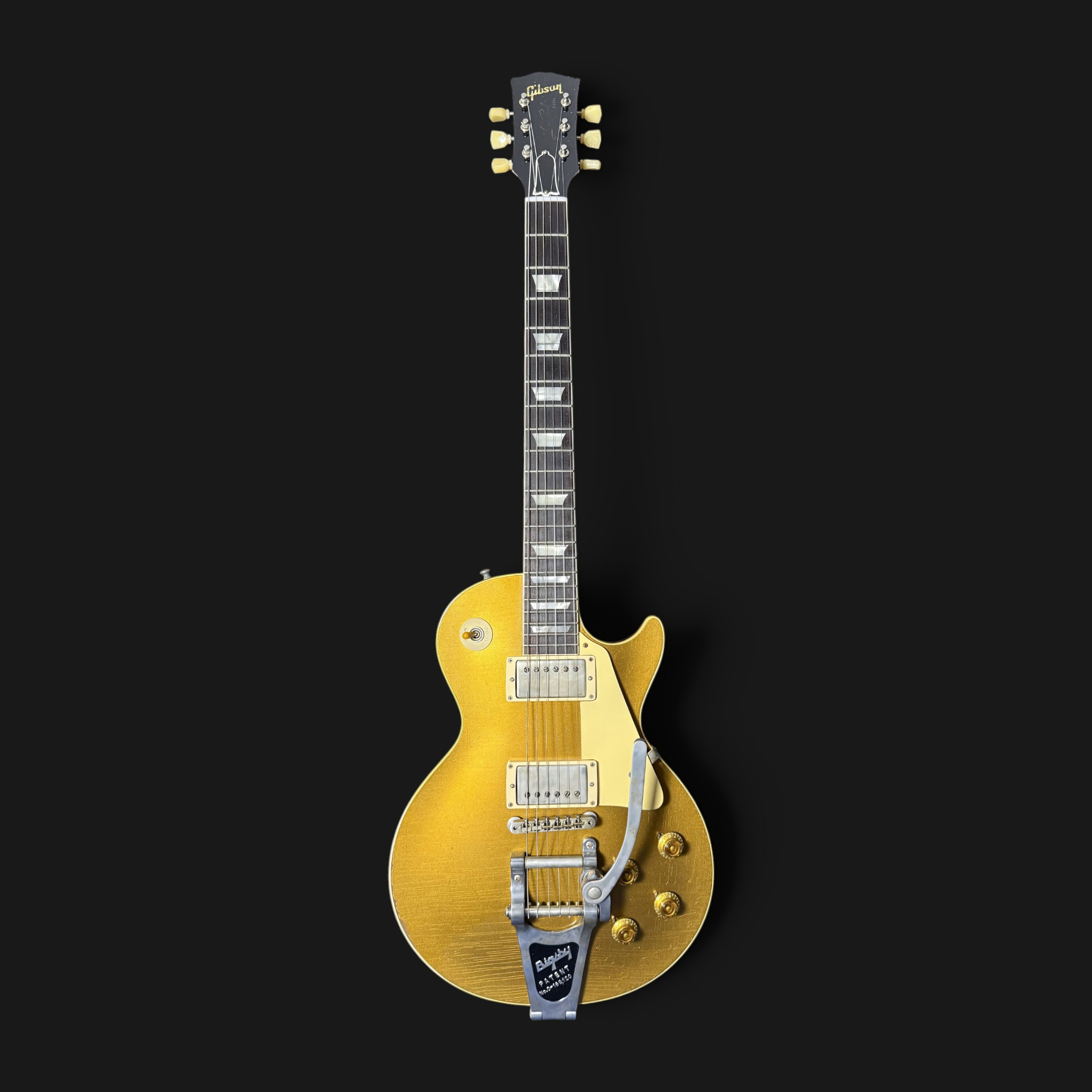 2024 Gibson Custom Shop M2M 1957 Les Paul Goldtop Darkback Reissue • Murphy Lab Heavy Aged • Double Gold • Bigsby B7 • Lower Logo • Aged Case