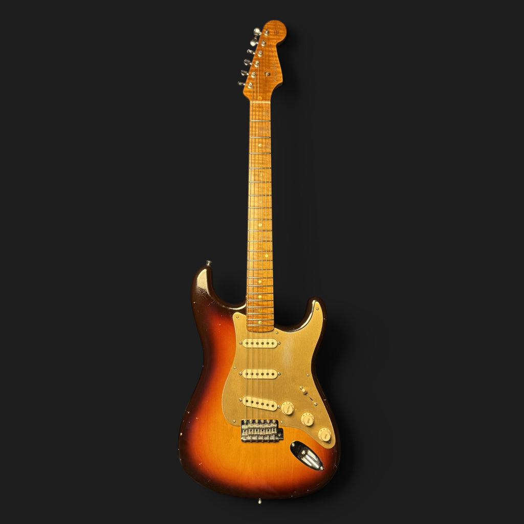 2020 Fender Custom Shop LTD '58 Special Stratocaster Journeyman/CC Relic AAAA Flame Roasted HW Fat 50s - Chocolate 3TSB