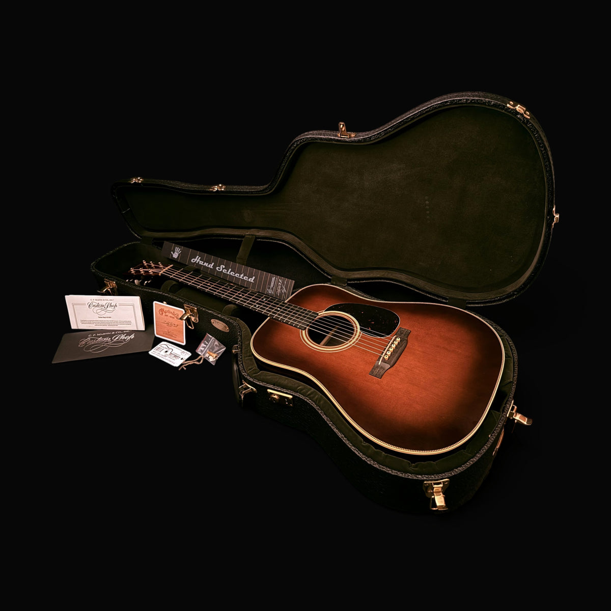2022 Martin Custom Shop Expert D-28 Authentic 1937 • Ambertone Burst • Vintage Low Gloss • Stage 1 Aging • Hand Selected Musikhaus Hermann • 2,06kg