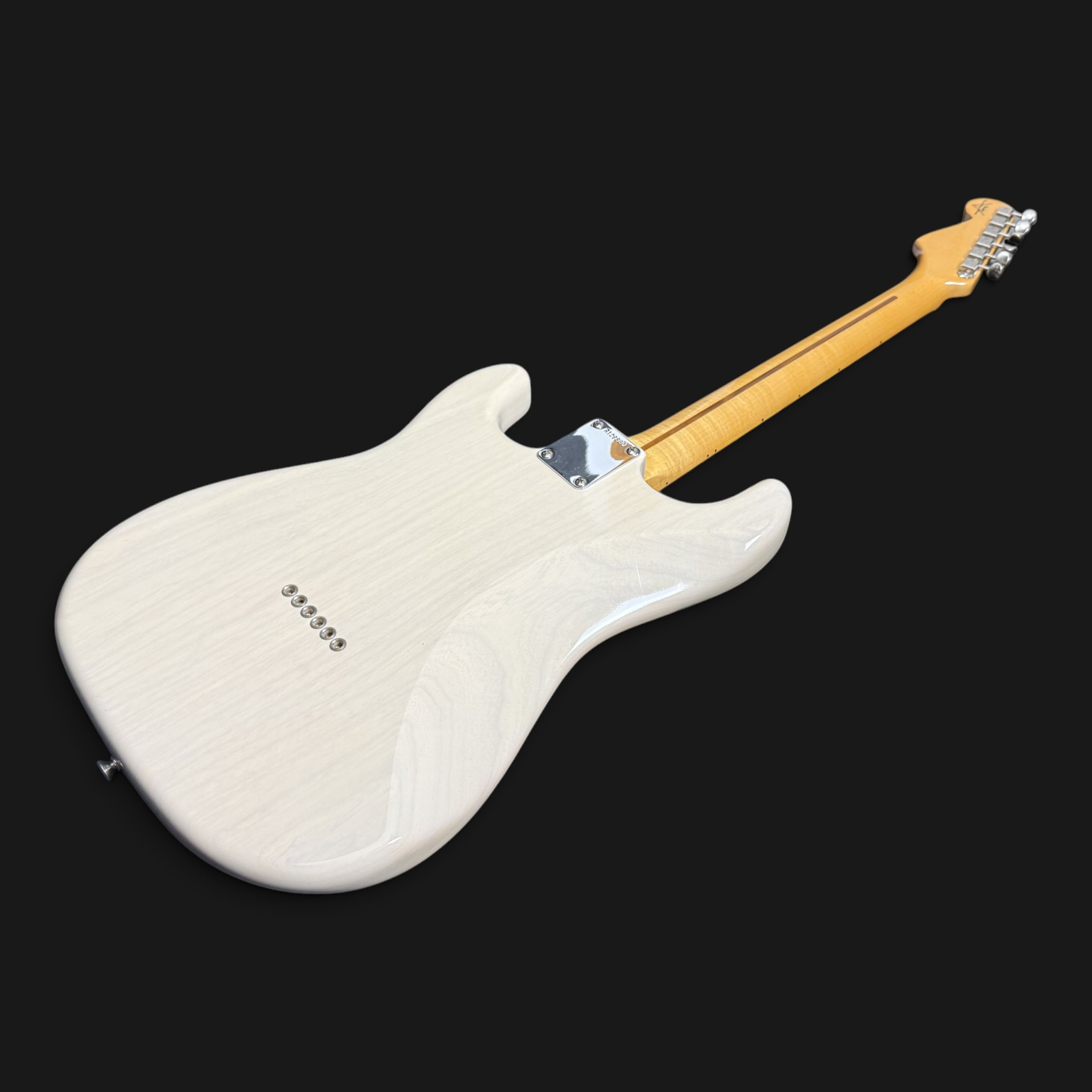 2023 Fender Custom Shop Vintage Custom ‘55 Stratocaster Hardtail NOS/CC • Time Capsule • Aged White Blonde • lightly flamed Neck • 3,3kg