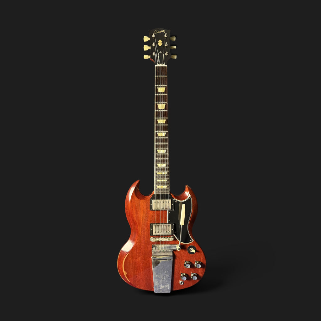 2021 Gibson Custom Shop 1964 SG Standard Reissue  Maestro Vibrola • Murphy Lab Heavy Aged • Faded Cherry • 3,3 kg