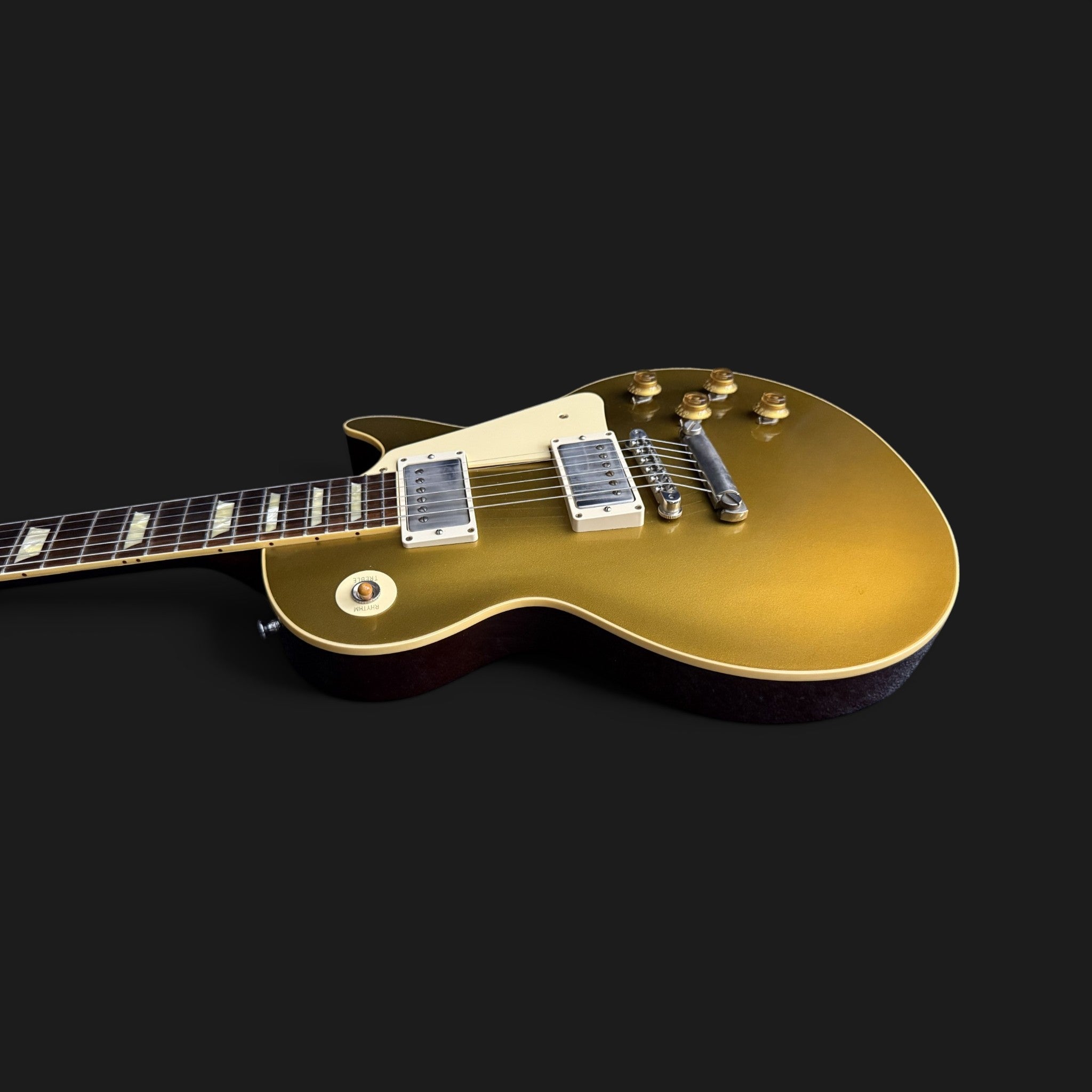 2019 Gibson Custom Shop 1957 Les Paul Standard Reissue Goldtop Darkback - Double Gold - 3,65kg