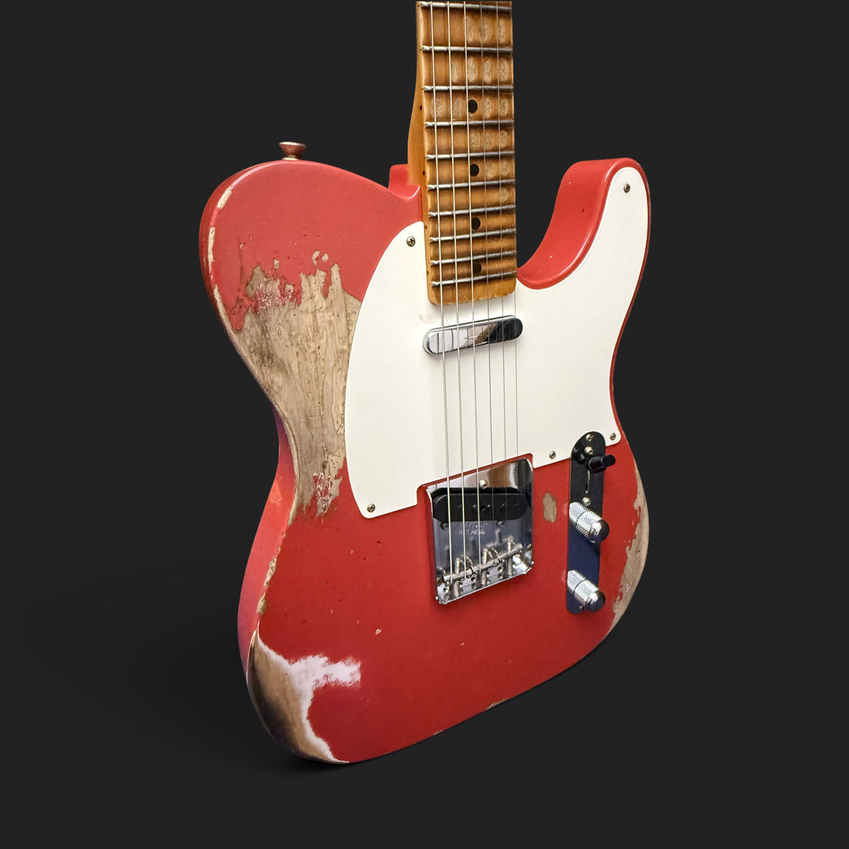 NEUWARE • Fender Custom Shop '55 Telecaster Heavy Relic • Wildwood 10 • Lightweight Ash • Josefina HW • Aged Fiesta Red • 3,06kg