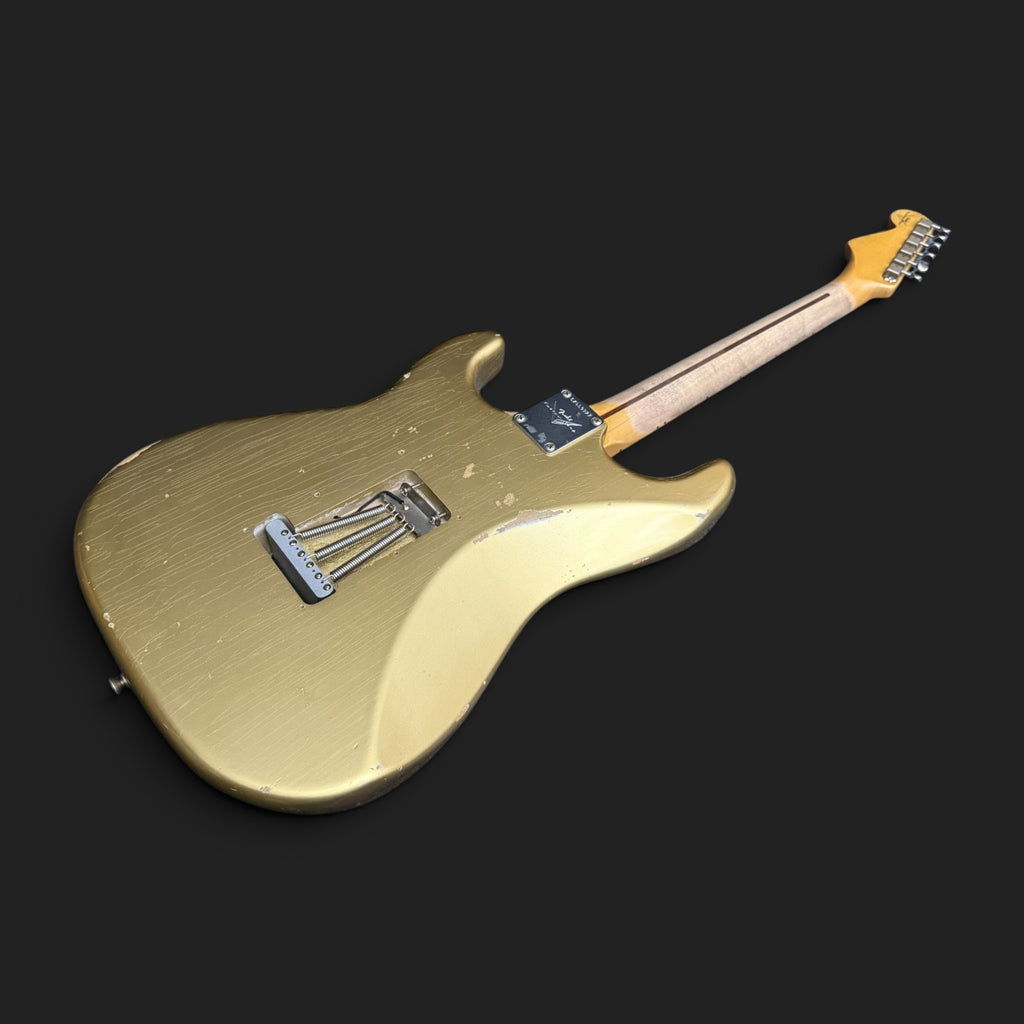 2022 Fender Custom Shop '57 Stratocaster Relic - Aged HLE Gold - HW '57 Pickups - 3,4kg