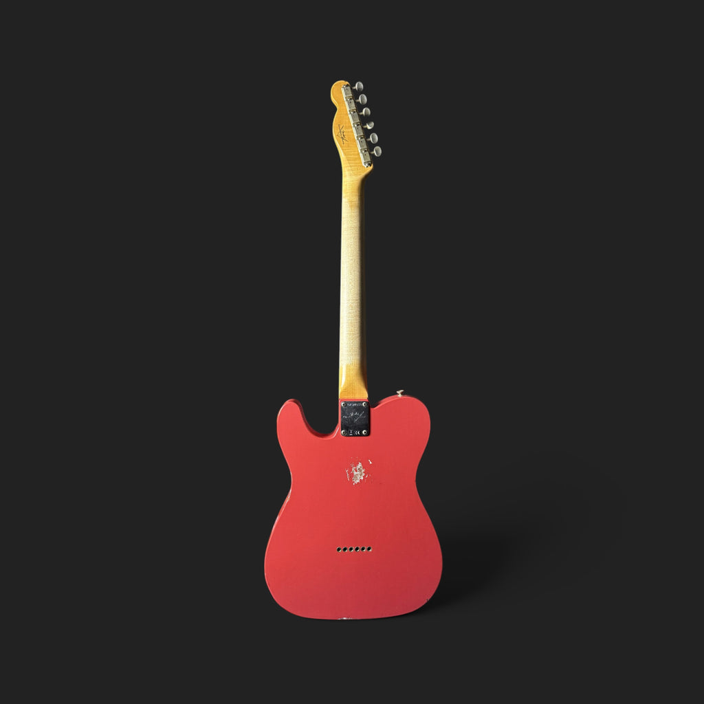 2023 Fender Custom Shop '64 Telecaster Relic • Aged Fiesta Red • Time Machine • HW Texas Special • AAA Rosewood • 3,45 kg