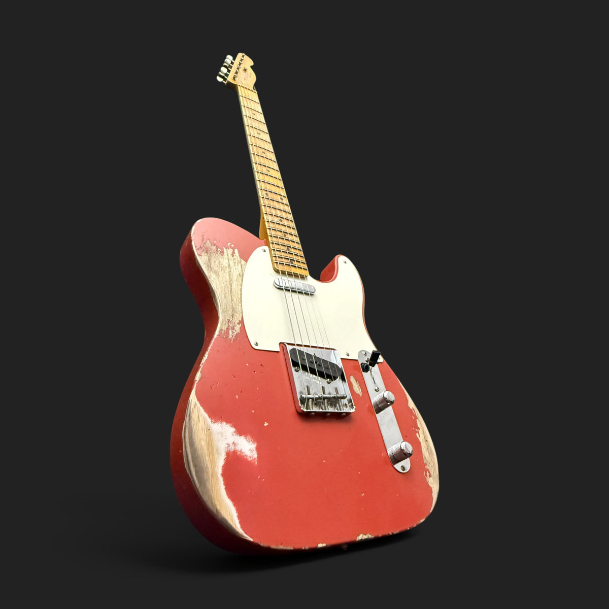 NEUWARE • Fender Custom Shop '55 Telecaster Heavy Relic • Wildwood 10 • Lightweight Ash • Josefina HW • Aged Fiesta Red • 3,06kg