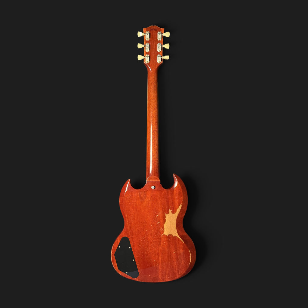 2021 Gibson Custom Shop 1964 SG Standard Reissue  Maestro Vibrola • Murphy Lab Heavy Aged • Faded Cherry • 3,3 kg