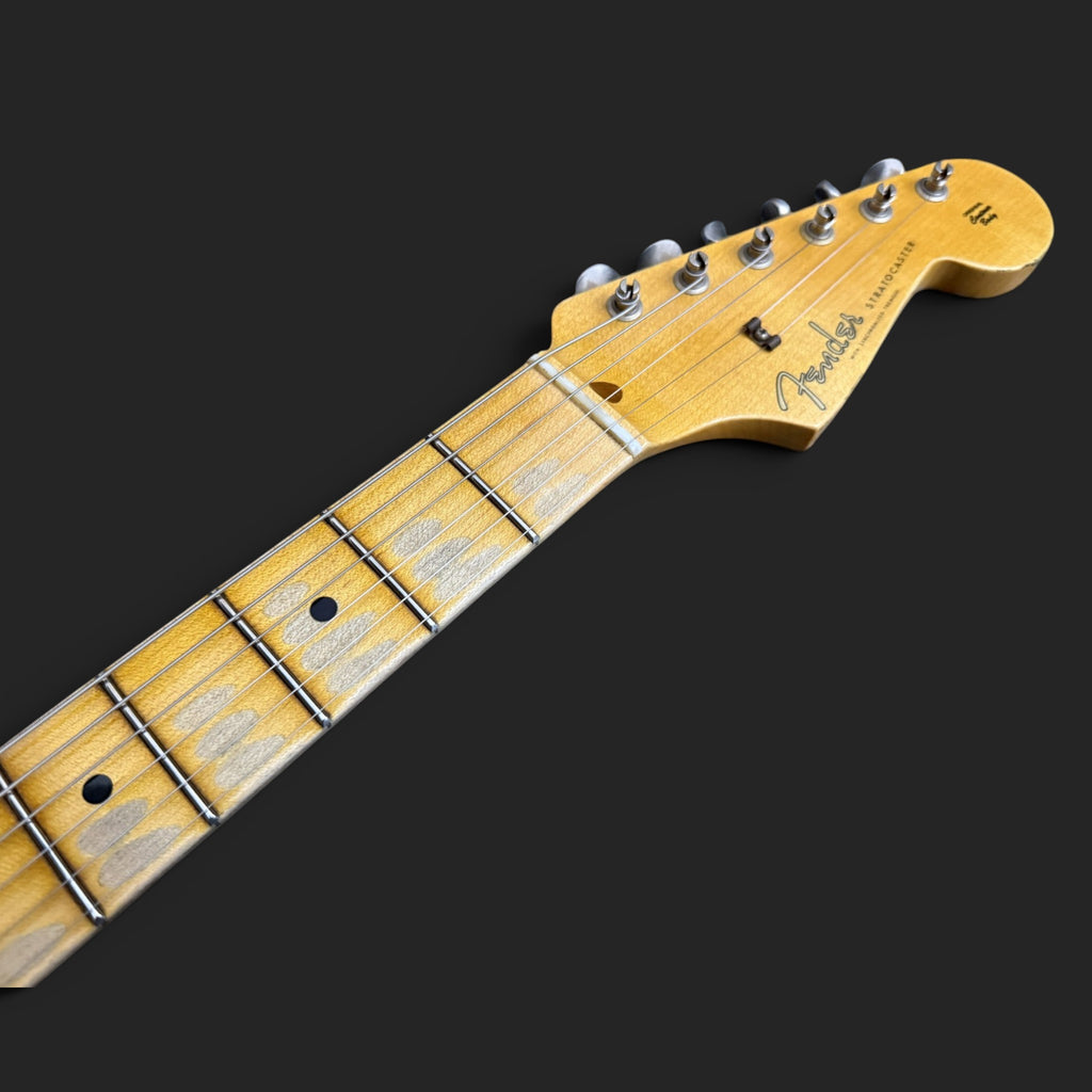 2021 Fender Custom Shop ‘58 Stratocaster Relic HSS – Faded Chocolate Sunburst -3,4kg -HSS/HSH/SSS Full Kit Kloppmann/Amber