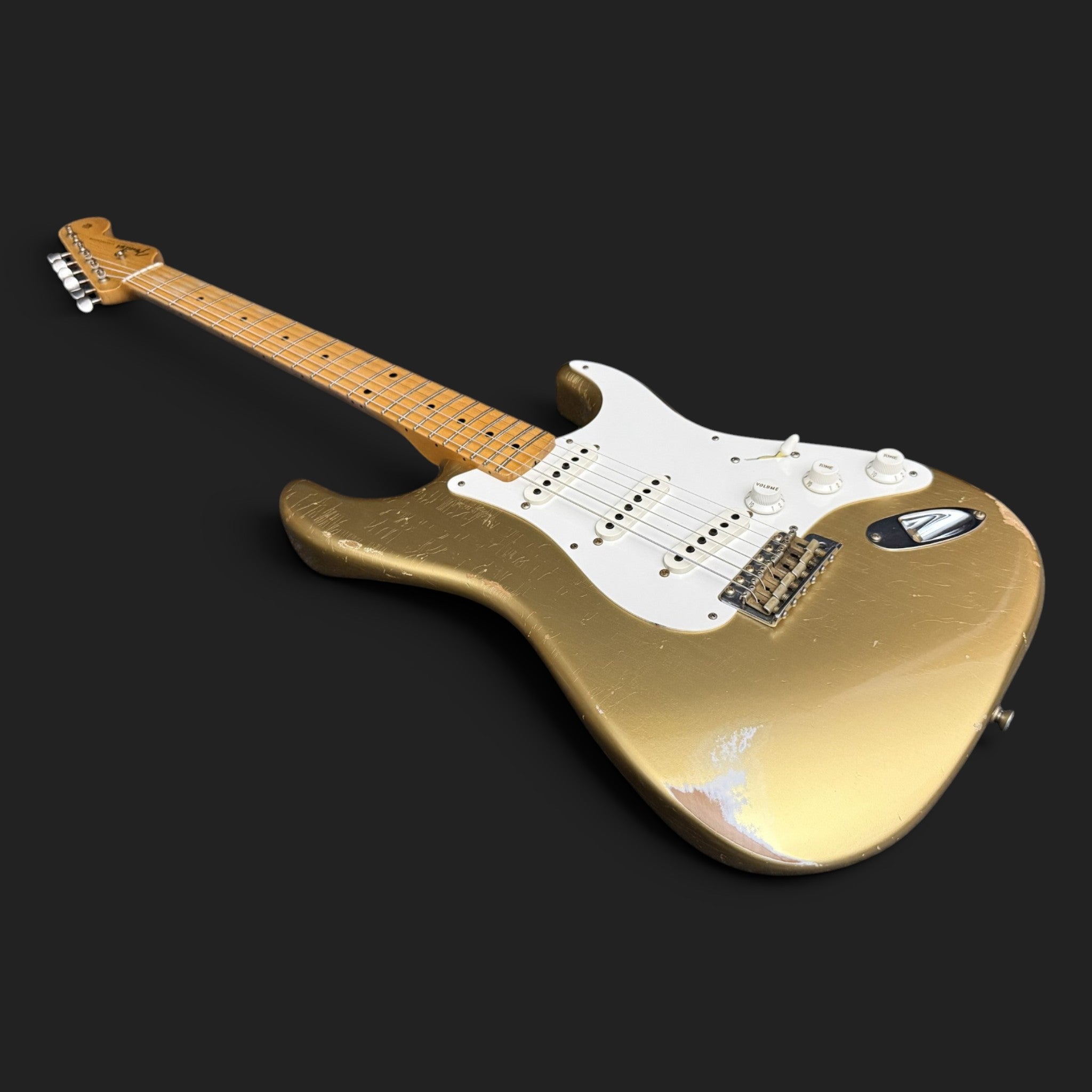 2022 Fender Custom Shop '57 Stratocaster Relic - Aged HLE Gold - HW '57 Pickups - 3,4kg