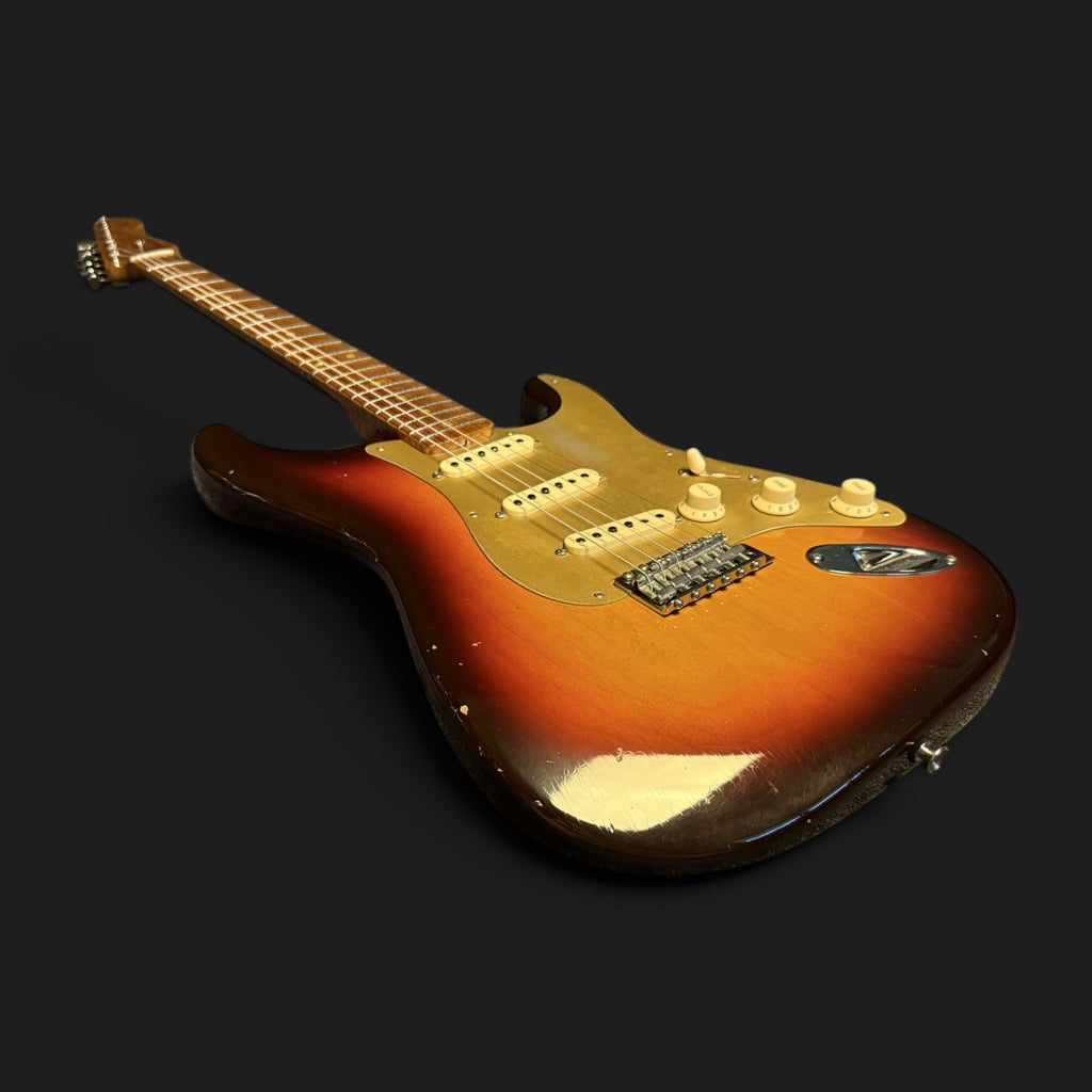 2020 Fender Custom Shop LTD '58 Special Stratocaster Journeyman/CC Relic AAAA Flame Roasted HW Fat 50s - Chocolate 3TSB