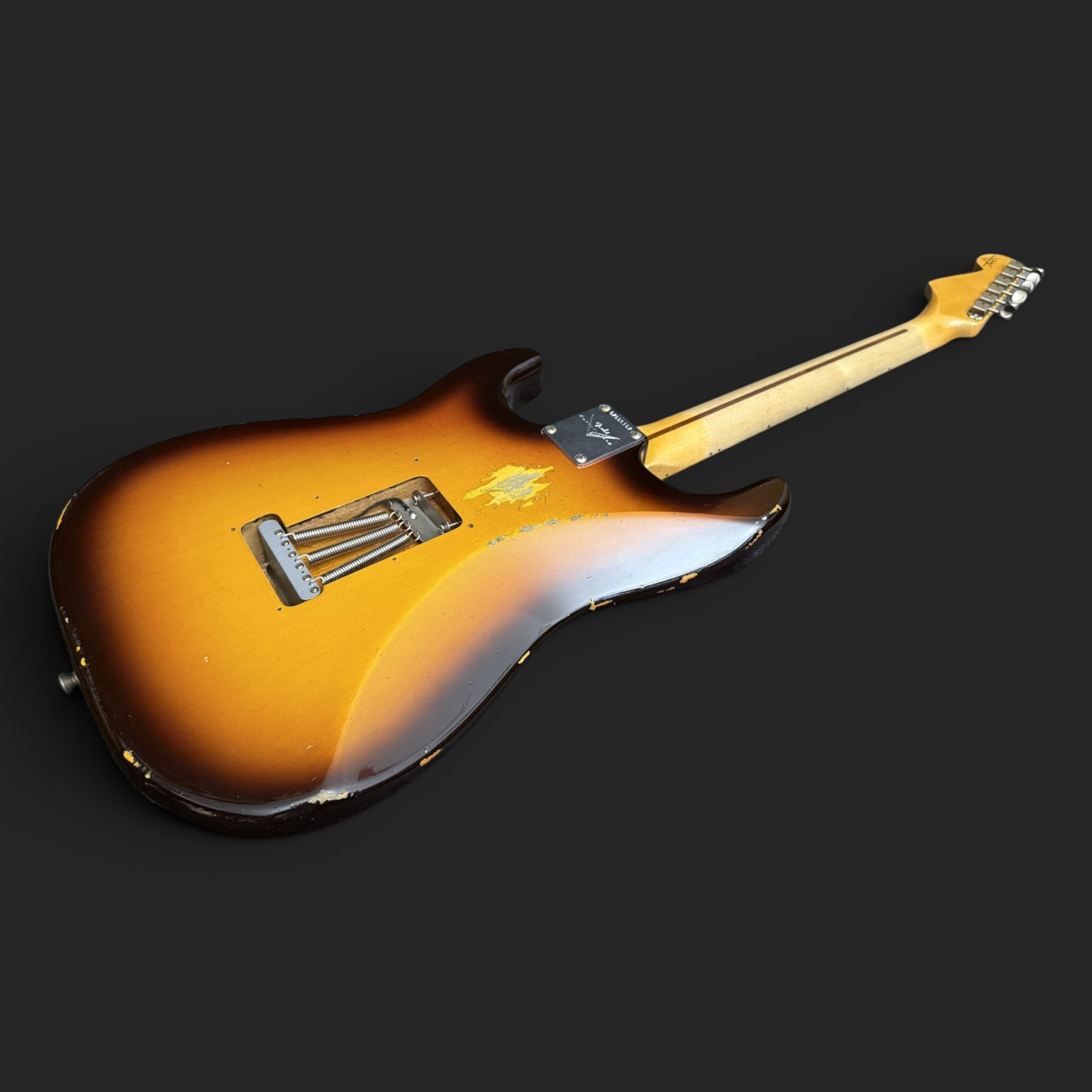 2021 Fender Custom Shop ‘58 Stratocaster Relic HSS – Faded Chocolate Sunburst -3,4kg -HSS/HSH/SSS Full Kit Kloppmann/Amber