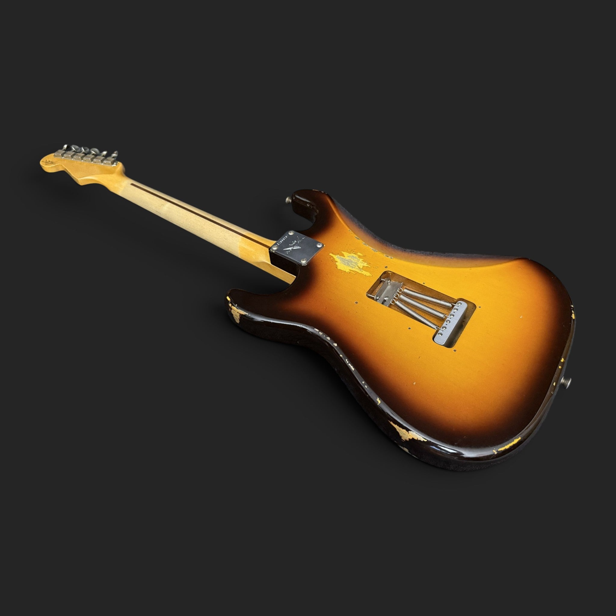 2021 Fender Custom Shop ‘58 Stratocaster Relic HSS – Faded Chocolate Sunburst -3,4kg -HSS/HSH/SSS Full Kit Kloppmann/Amber