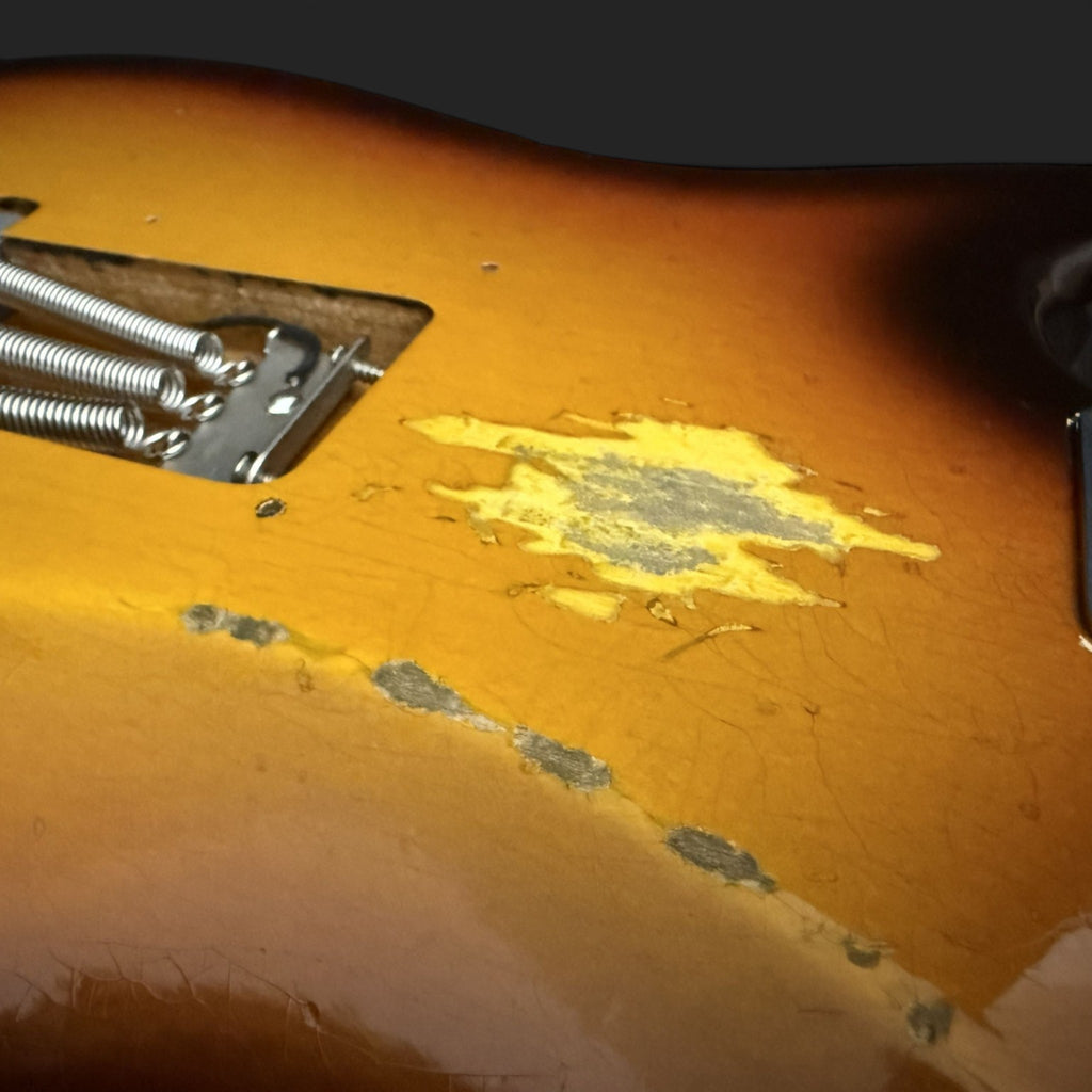 2021 Fender Custom Shop ‘58 Stratocaster Relic HSS – Faded Chocolate Sunburst -3,4kg -HSS/HSH/SSS Full Kit Kloppmann/Amber