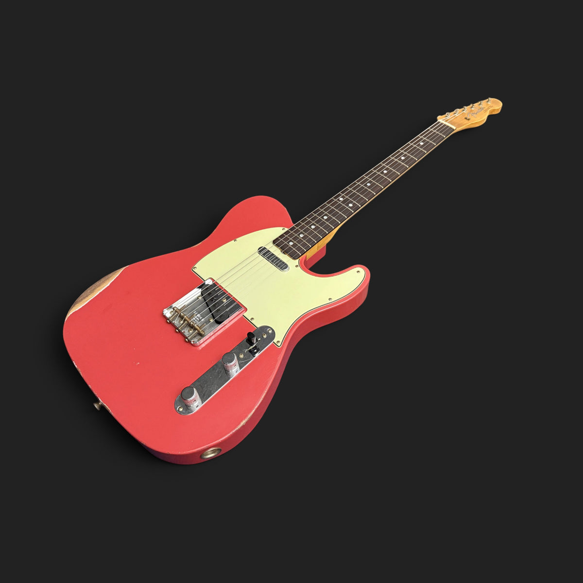 2023 Fender Custom Shop '64 Telecaster Relic • Aged Fiesta Red • Time Machine • HW Texas Special • AAA Rosewood • 3,45 kg