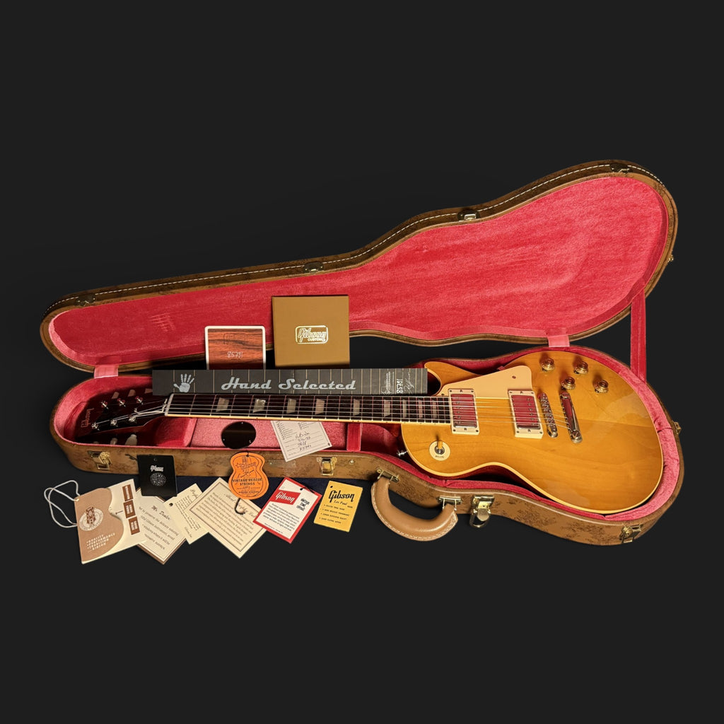 2025 Gibson Custom Shop 1958 Les Paul Standard Reissue VOS – Hand Selected / Dealer Select Musikhaus Hermann – Lemon Burst – 3,7kg