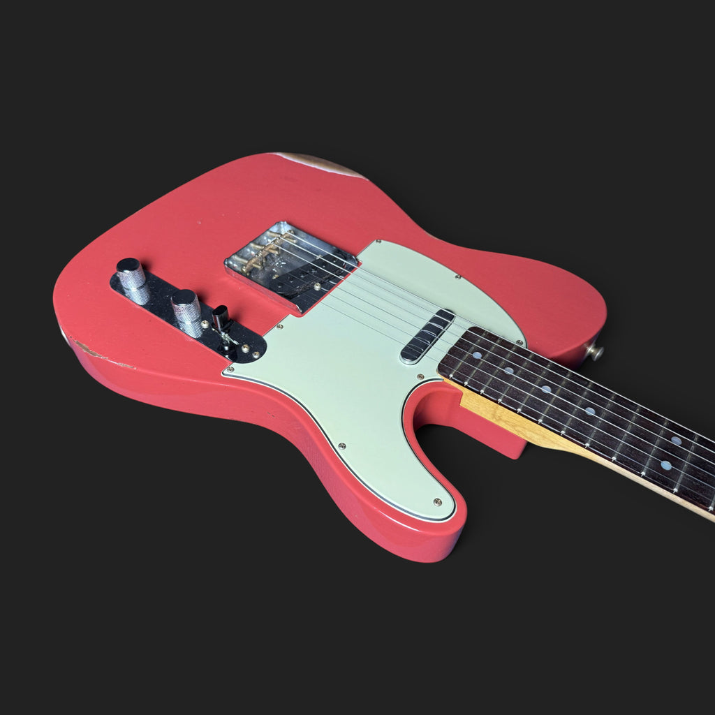 2023 Fender Custom Shop '64 Telecaster Relic • Aged Fiesta Red • Time Machine • HW Texas Special • AAA Rosewood • 3,45 kg