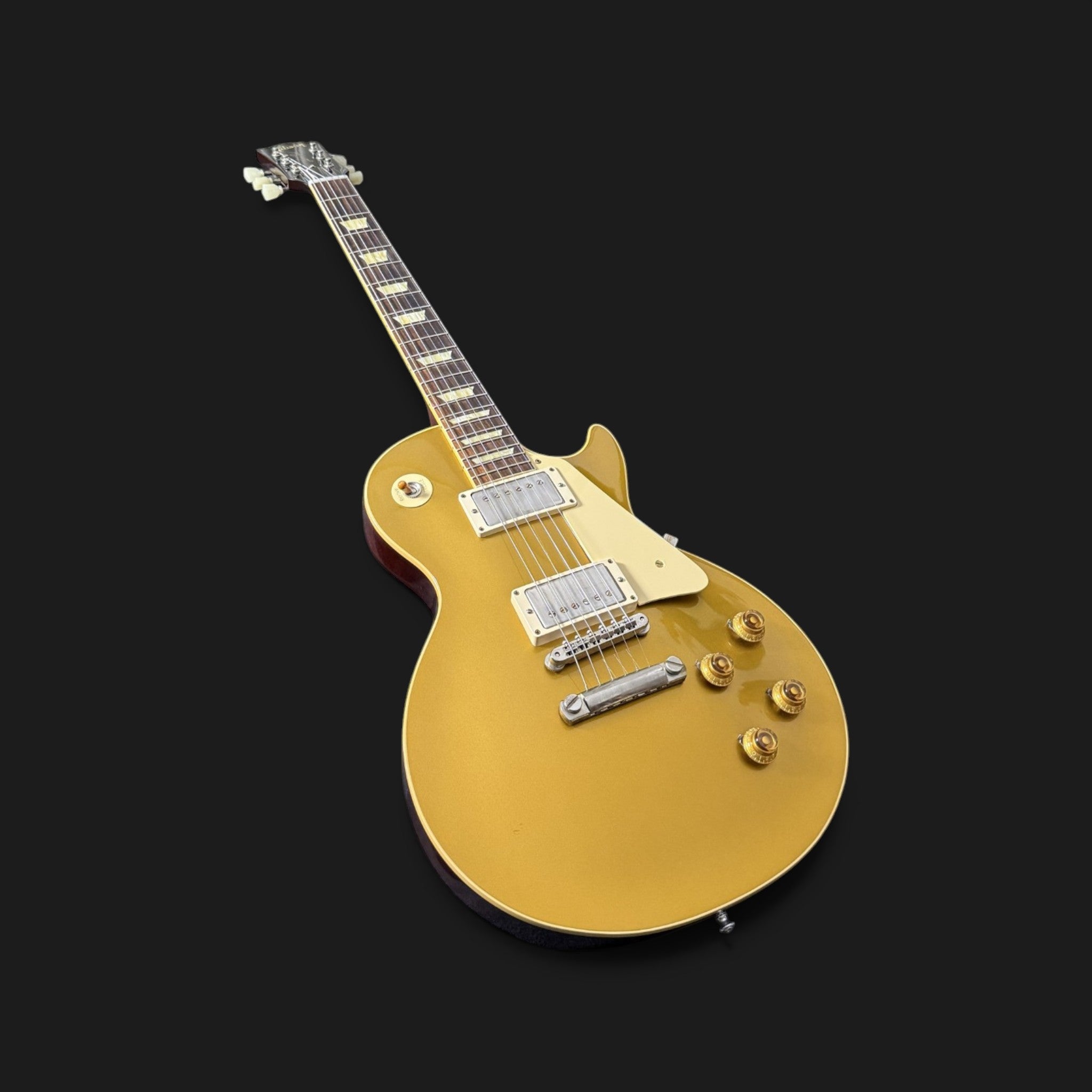 2019 Gibson Custom Shop 1957 Les Paul Standard Reissue Goldtop Darkback - Double Gold - 3,65kg