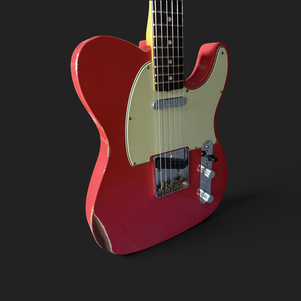 2023 Fender Custom Shop '64 Telecaster Relic • Aged Fiesta Red • Time Machine • HW Texas Special • AAA Rosewood • 3,45 kg