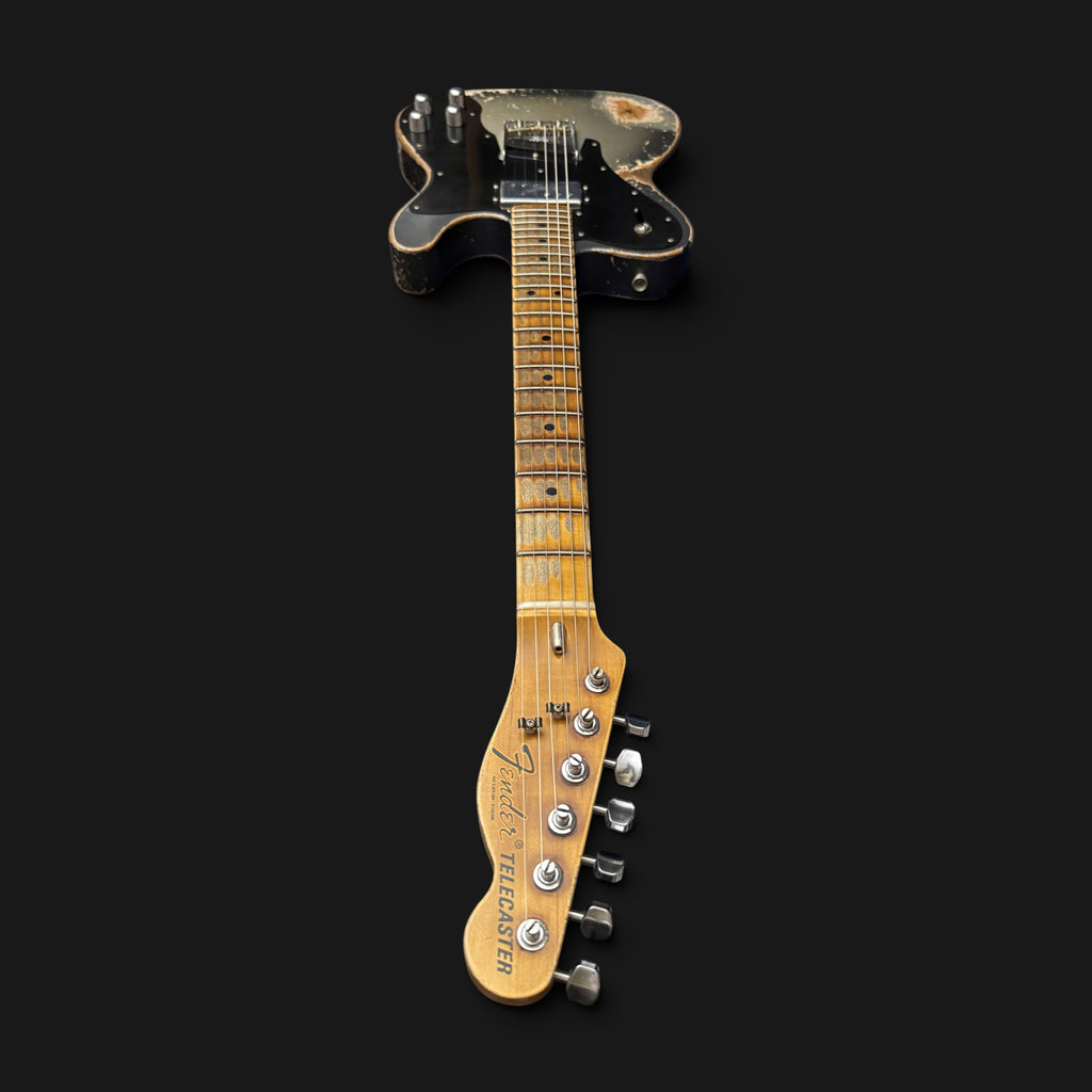 2026 Fender Custom Shop Limited Edition Telecaster Custom Super Heavy Relic • Aged Inca Silver with Aged Charcoal Frost Burst • CuNiFe Humbucker • 3,45 kg