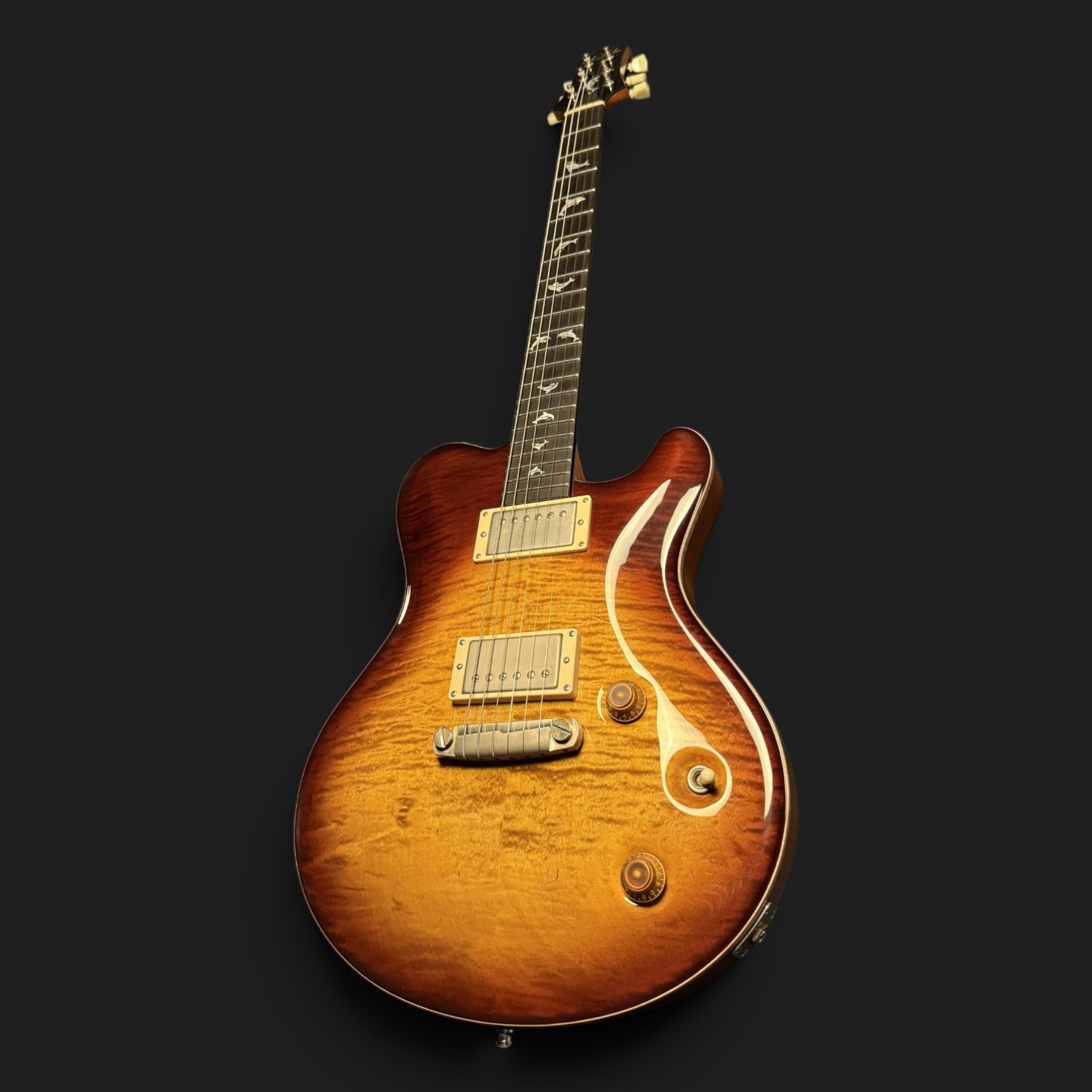 2024 Nik Huber Dolphin II - Made to Measure - Flametop Tobacco Burst High Gloss - 3,67kg - like new!