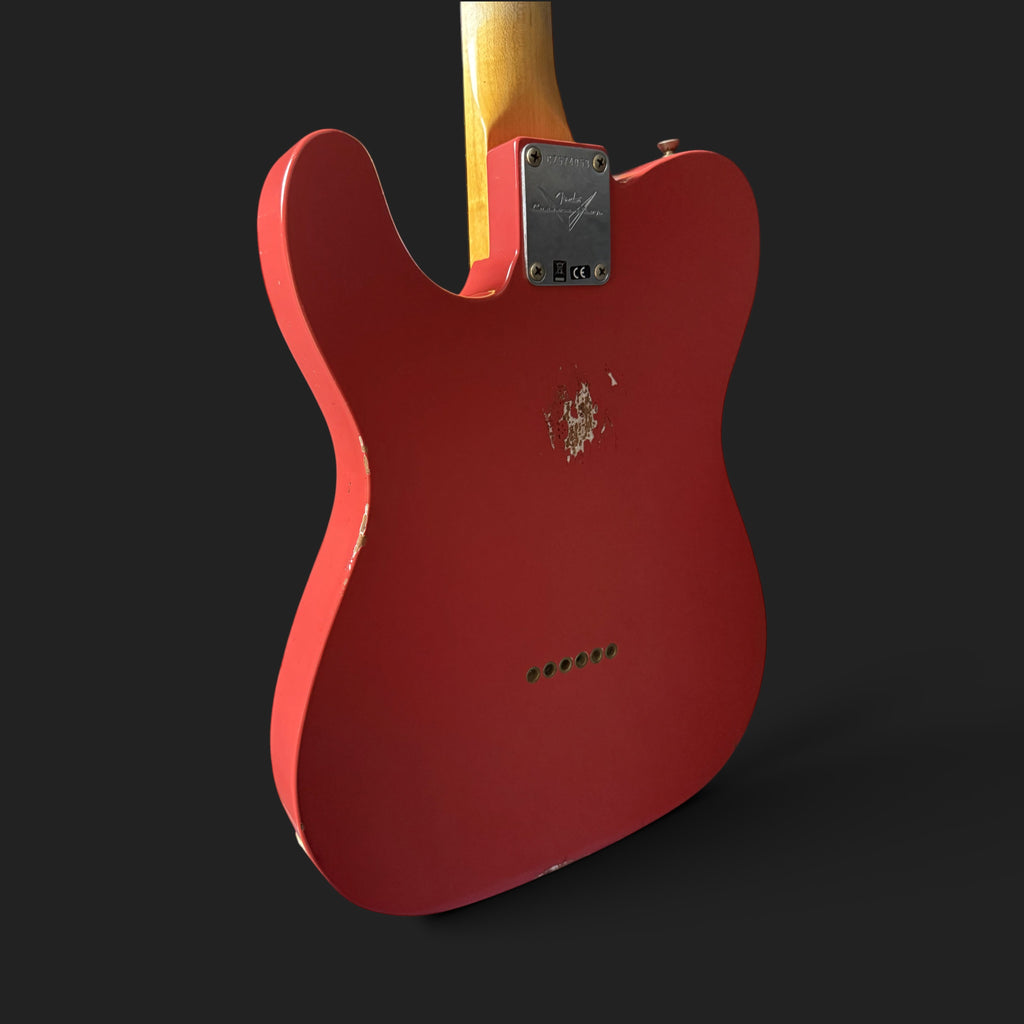 2023 Fender Custom Shop '64 Telecaster Relic • Aged Fiesta Red • Time Machine • HW Texas Special • AAA Rosewood • 3,45 kg